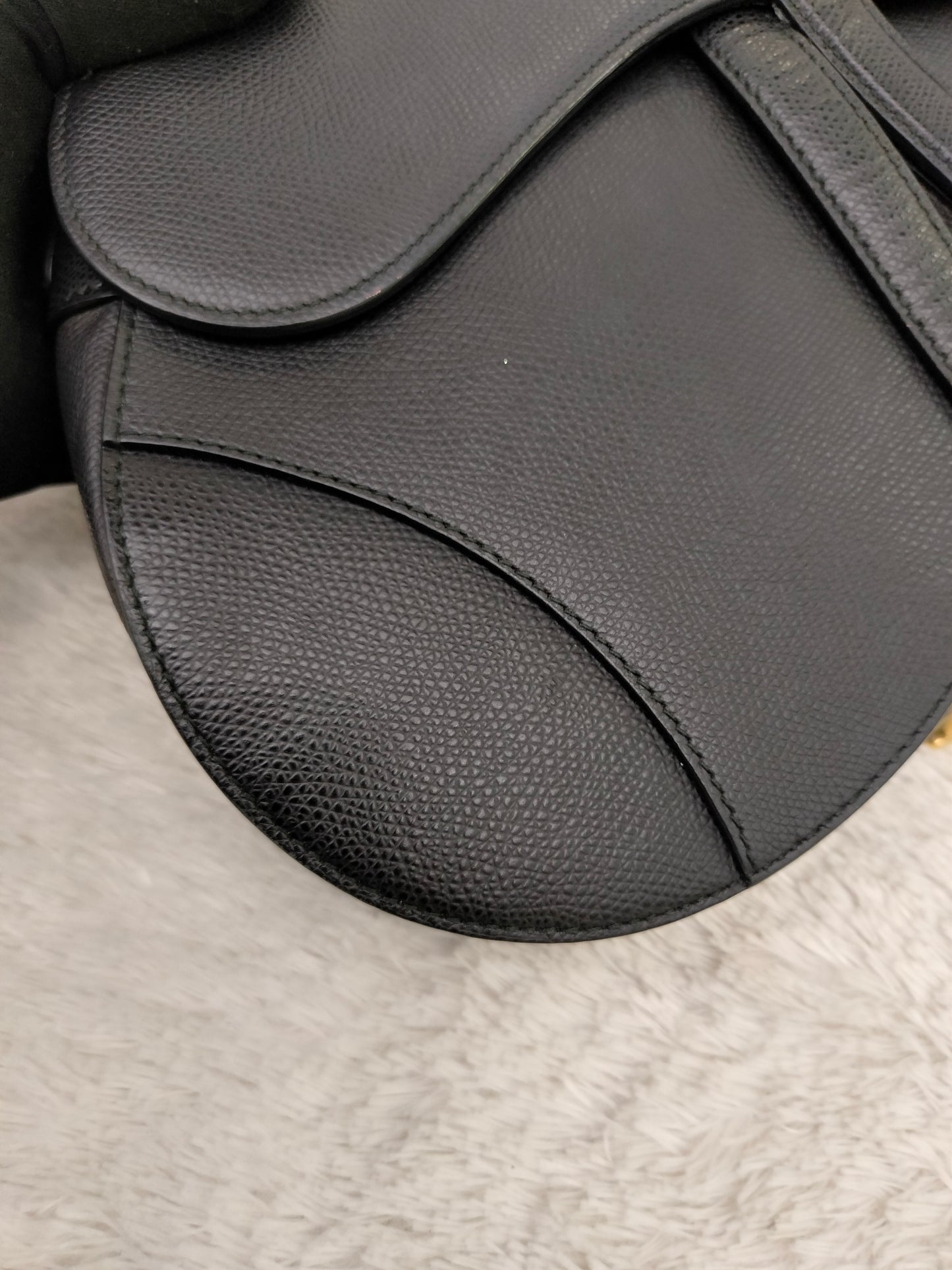 Dior Saddle Medium Grained Black GHW 2018