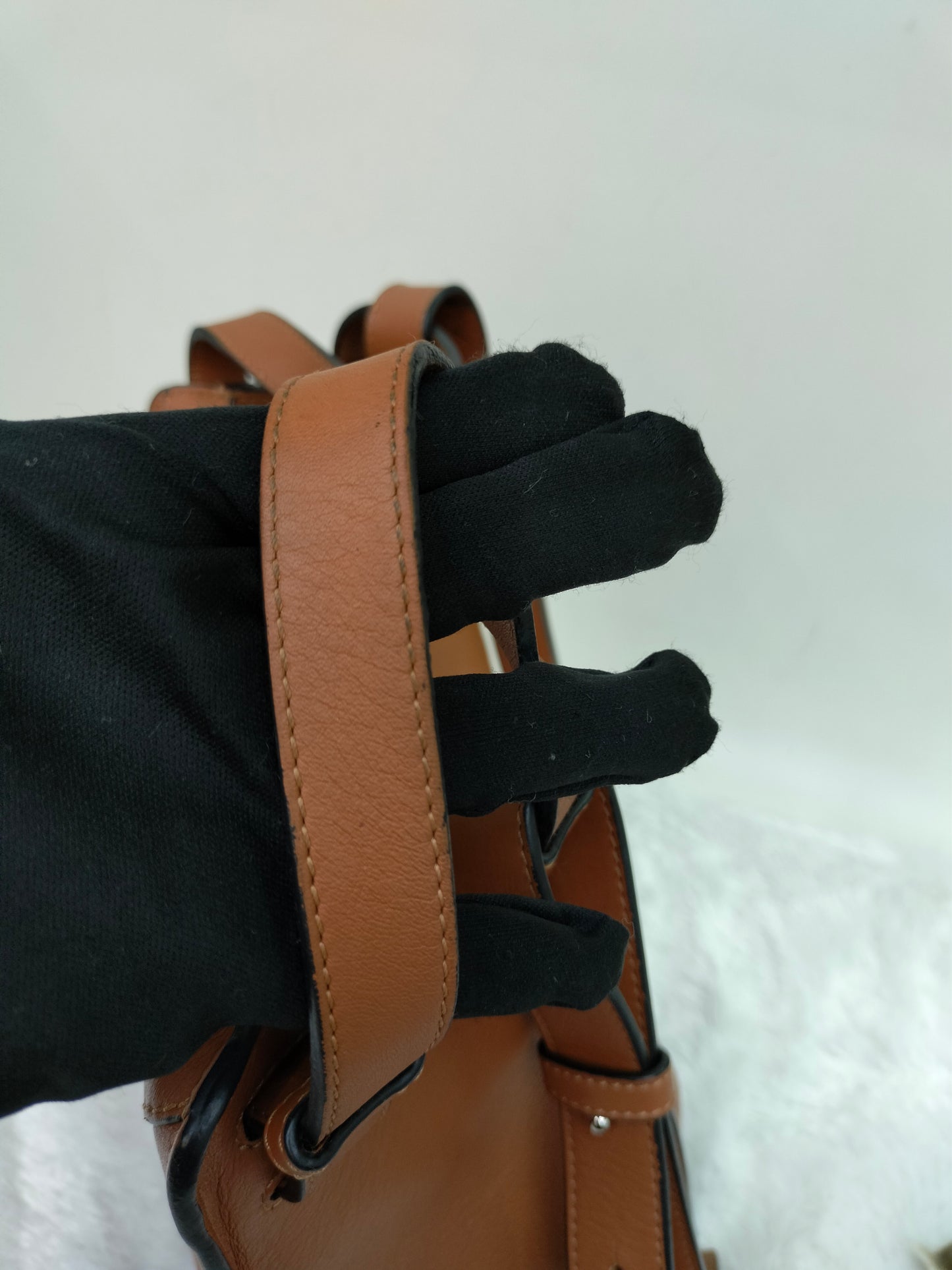 Loewe Hammock Small Tan SHW 2016