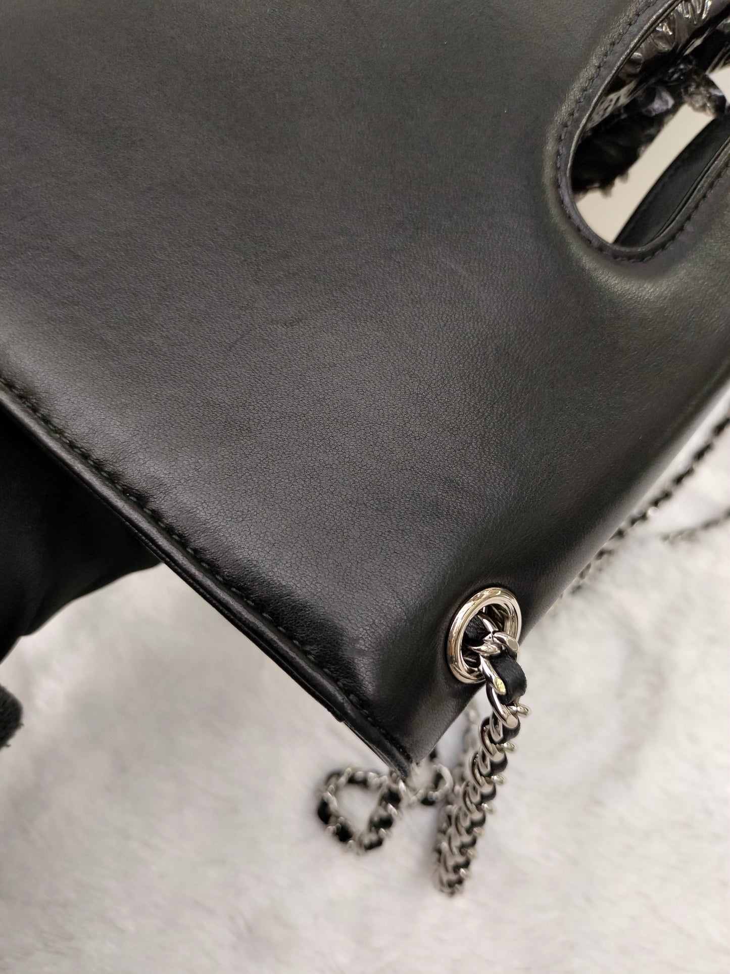 Chanel Timeless Foldover Lamb Black SHW #19