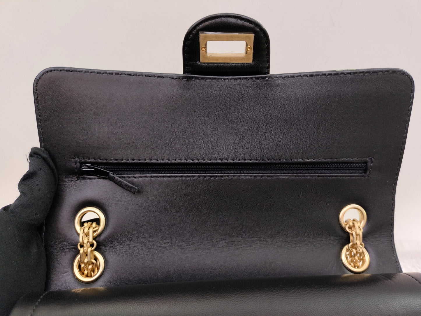 Chanel Reissue Medium Croco Graffity Black GHW DF #28