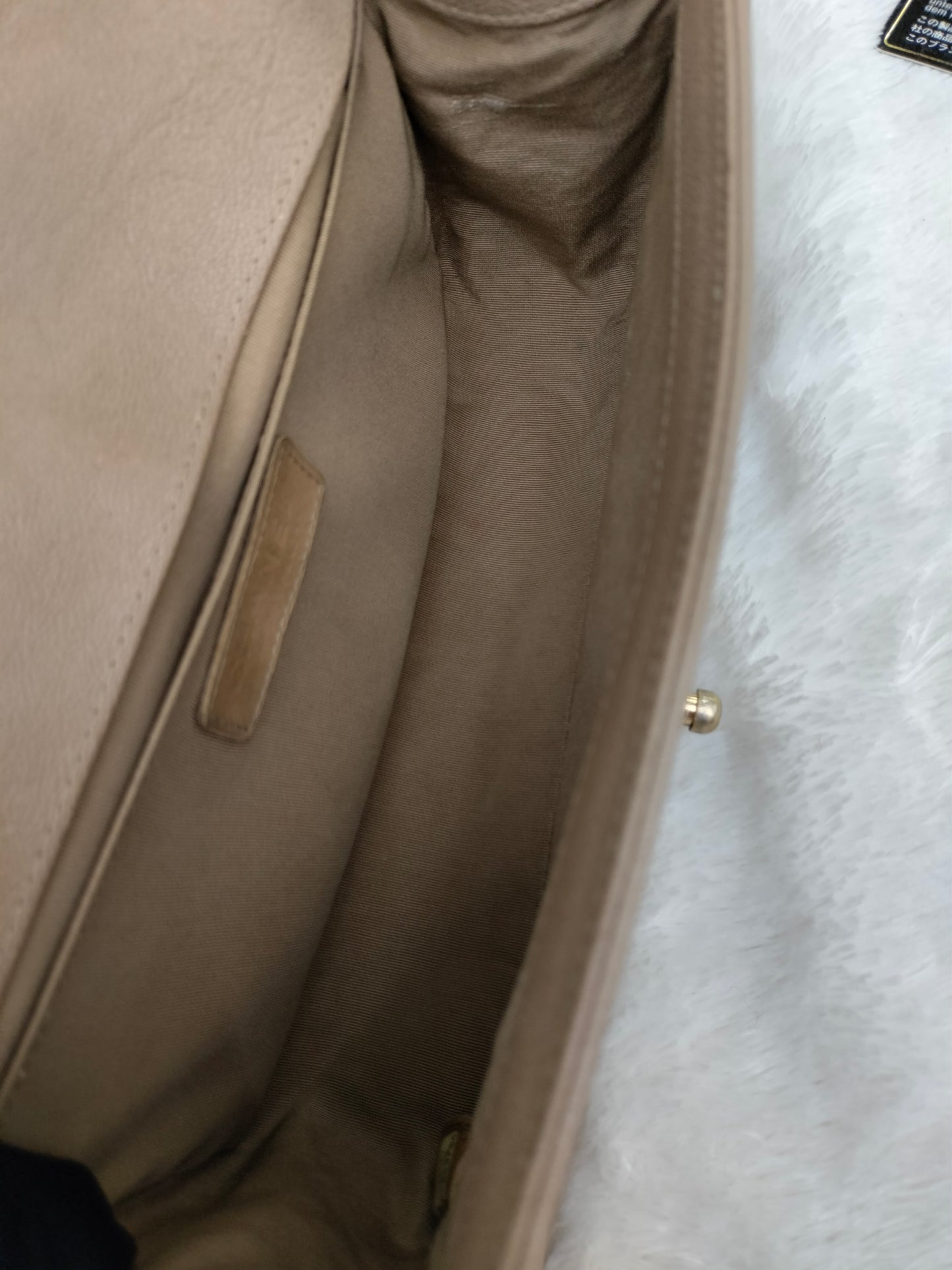 Chanel Boy 25 Caviar Caramel GHW #27