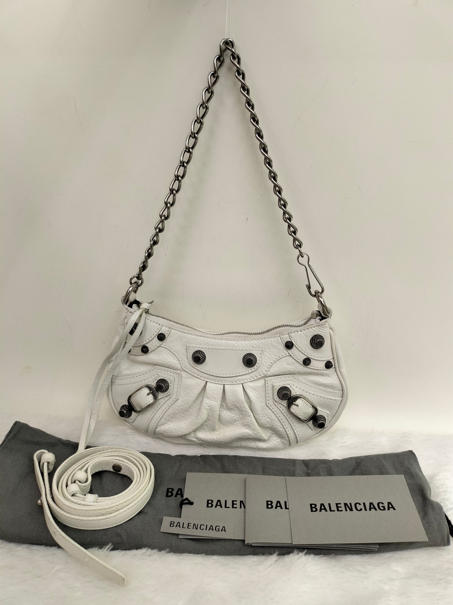 Balenciaga Le Cagole Mini Giant White RHW