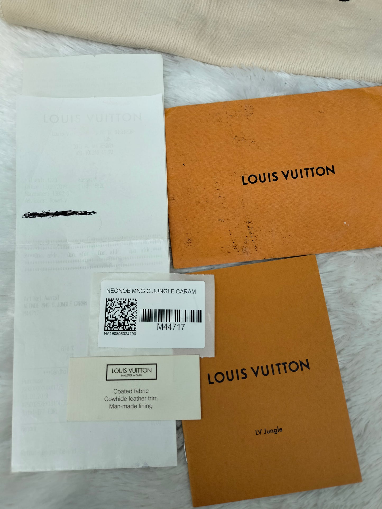 LV Neo Noe Monogram Giant Jungle Leopard Caramel 2019