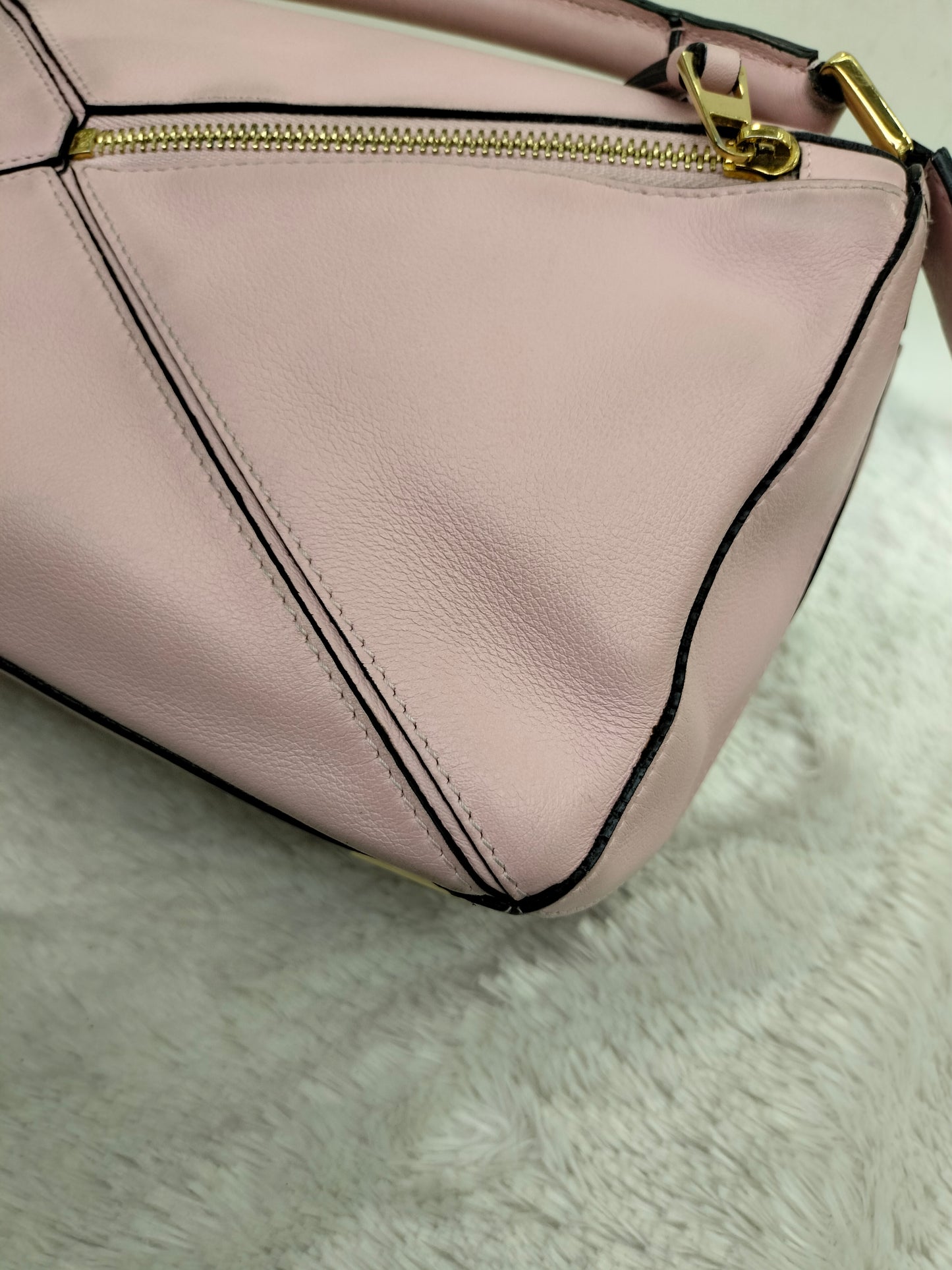 Loewe Puzzle Small Baby Pink GHW 2015