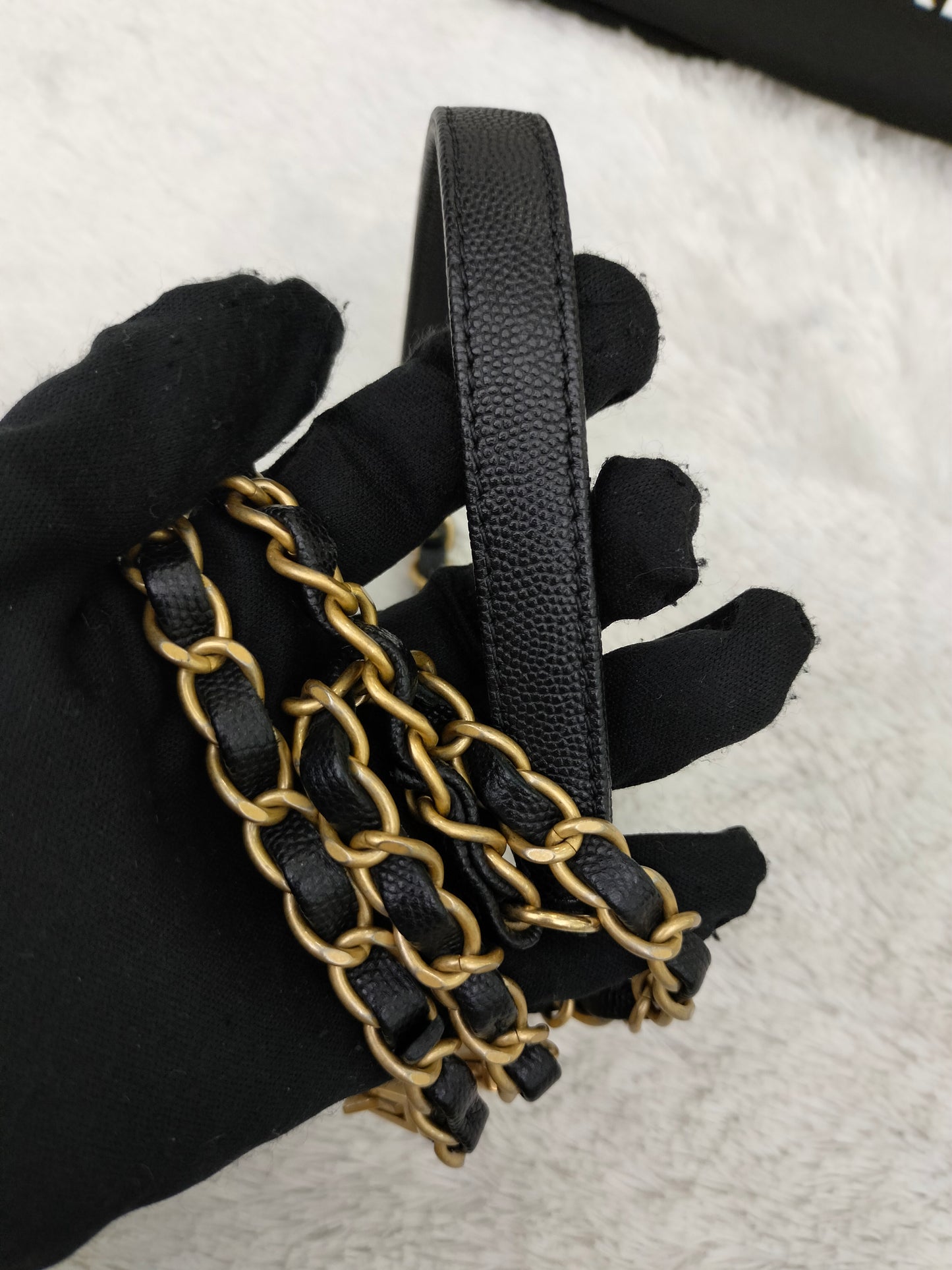 Chanel Coco Handle Medium Caviar Black GHW #25