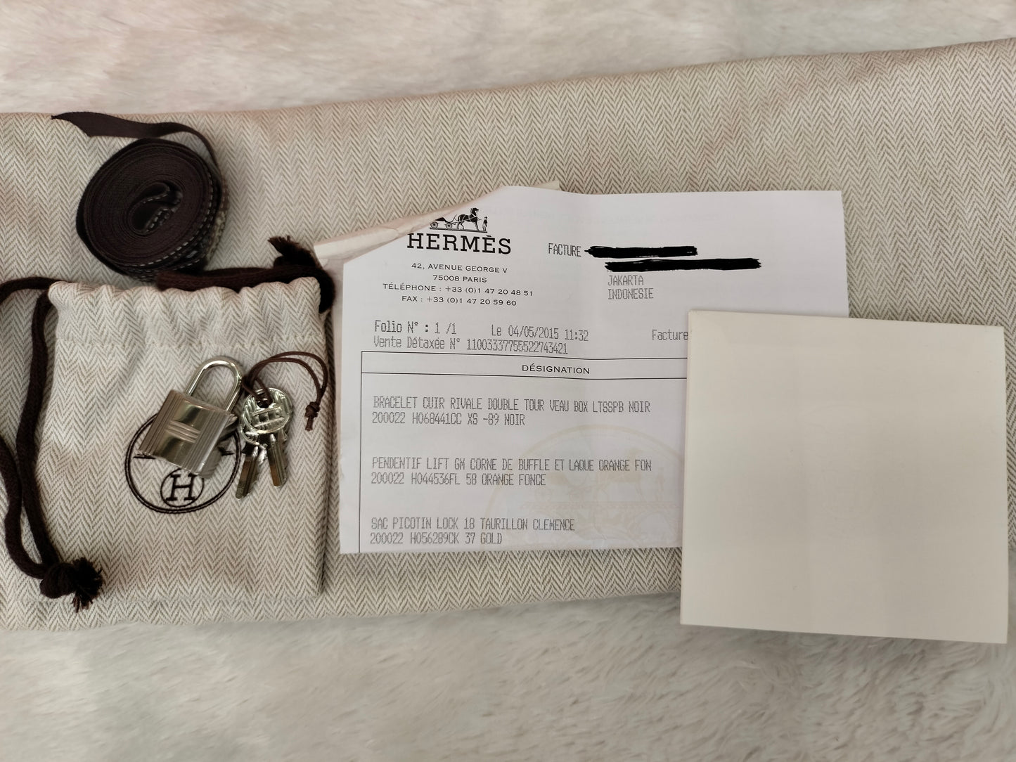 Picotin Lock 18 Clem Gold PHW #T