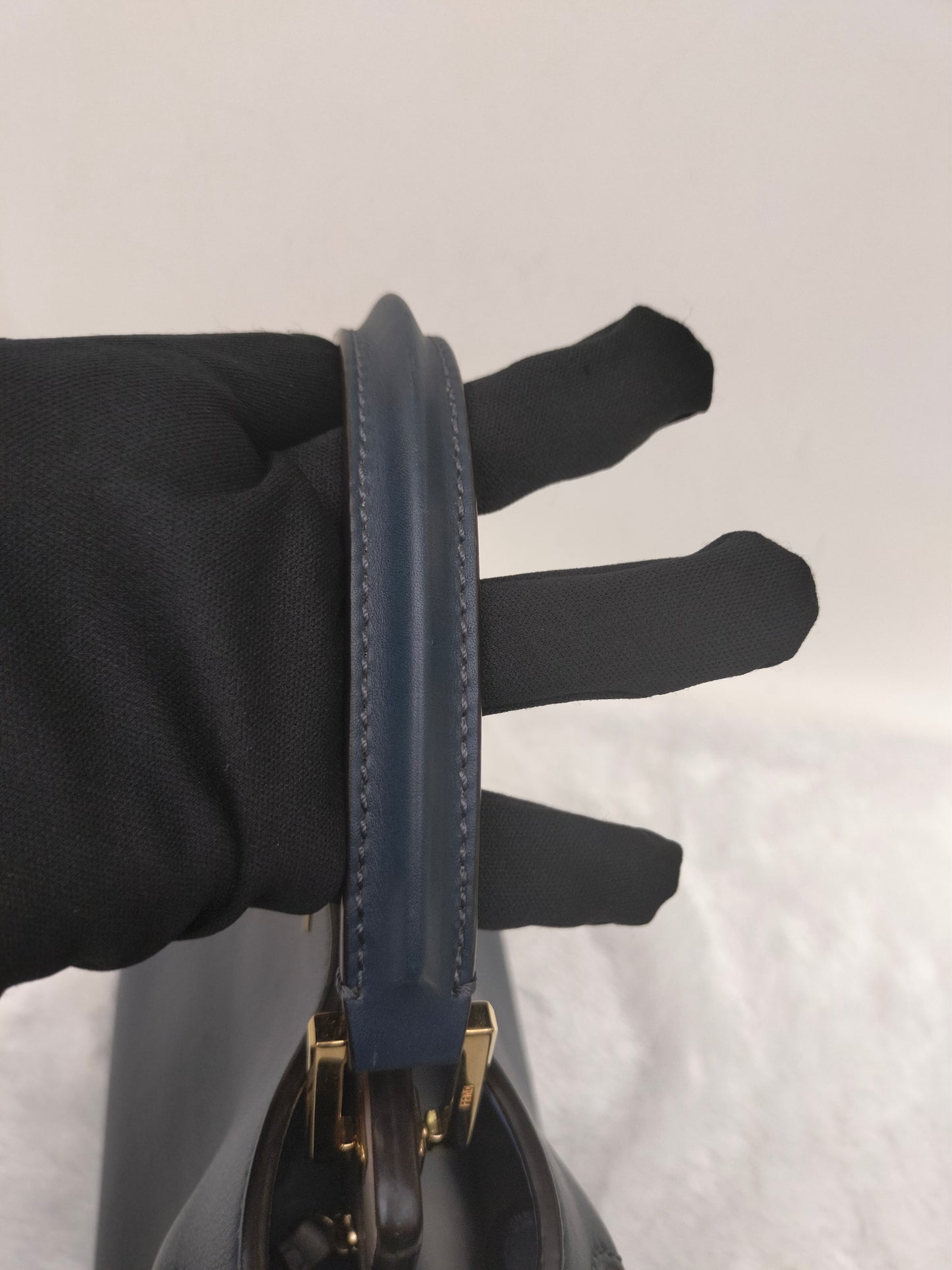 Fendi Peekaboo Essential Navy GHW