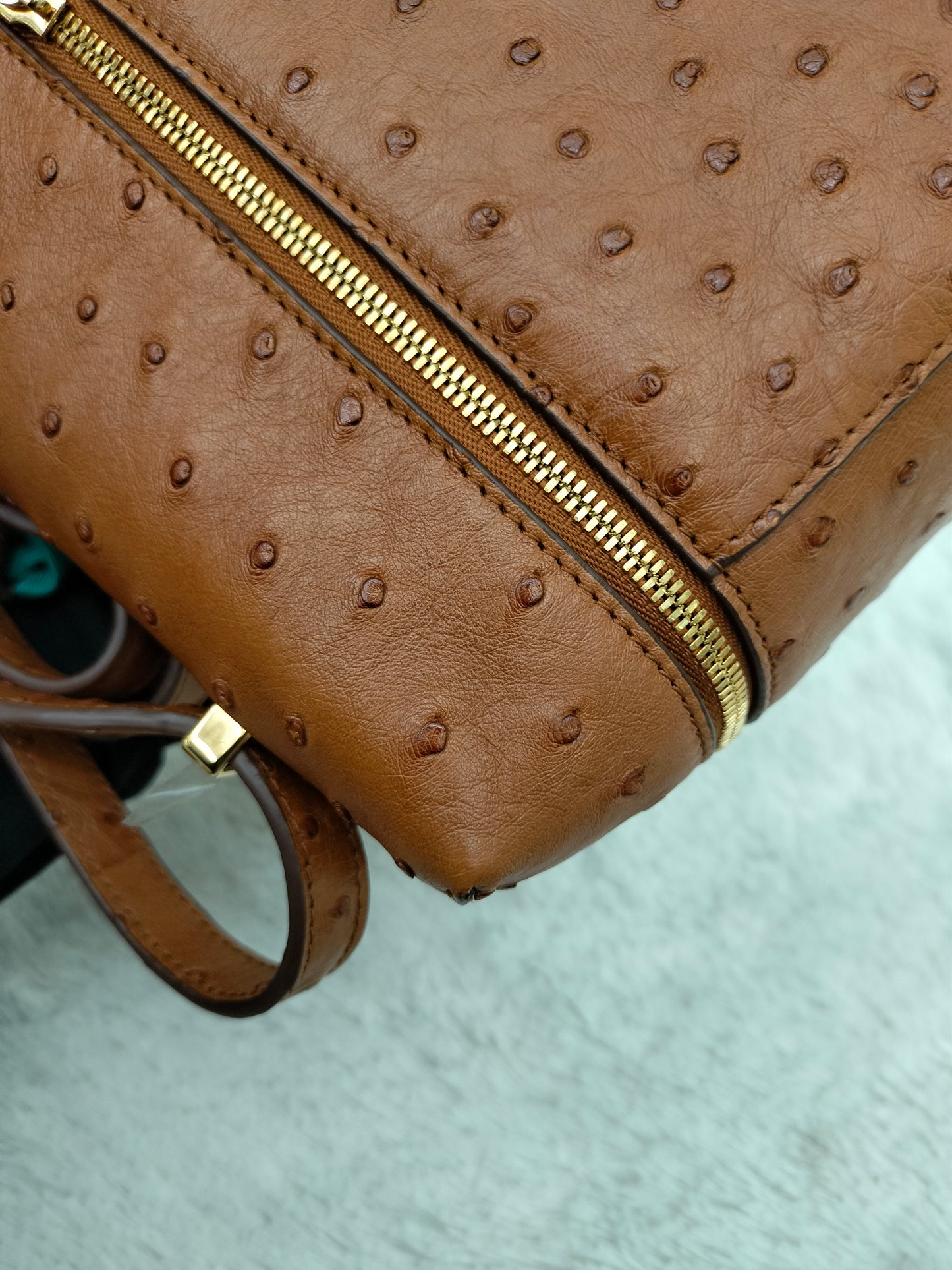 Loro Piana 27 Extra Bag Ostrich Cognac GHW 2024