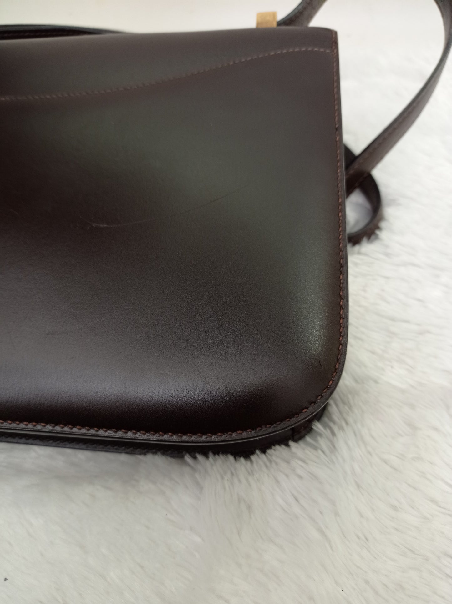 Constance 23 Box Brown Vintage GHW #G circle