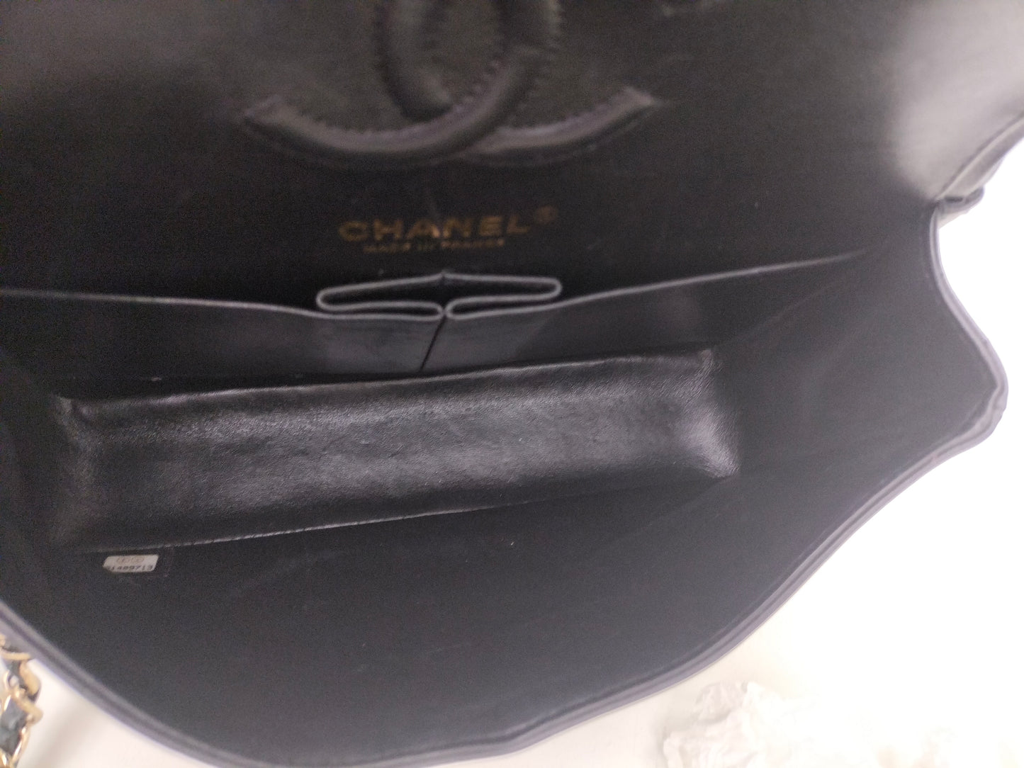 Chanel Small Chevron Caviar Black GHW DF #31