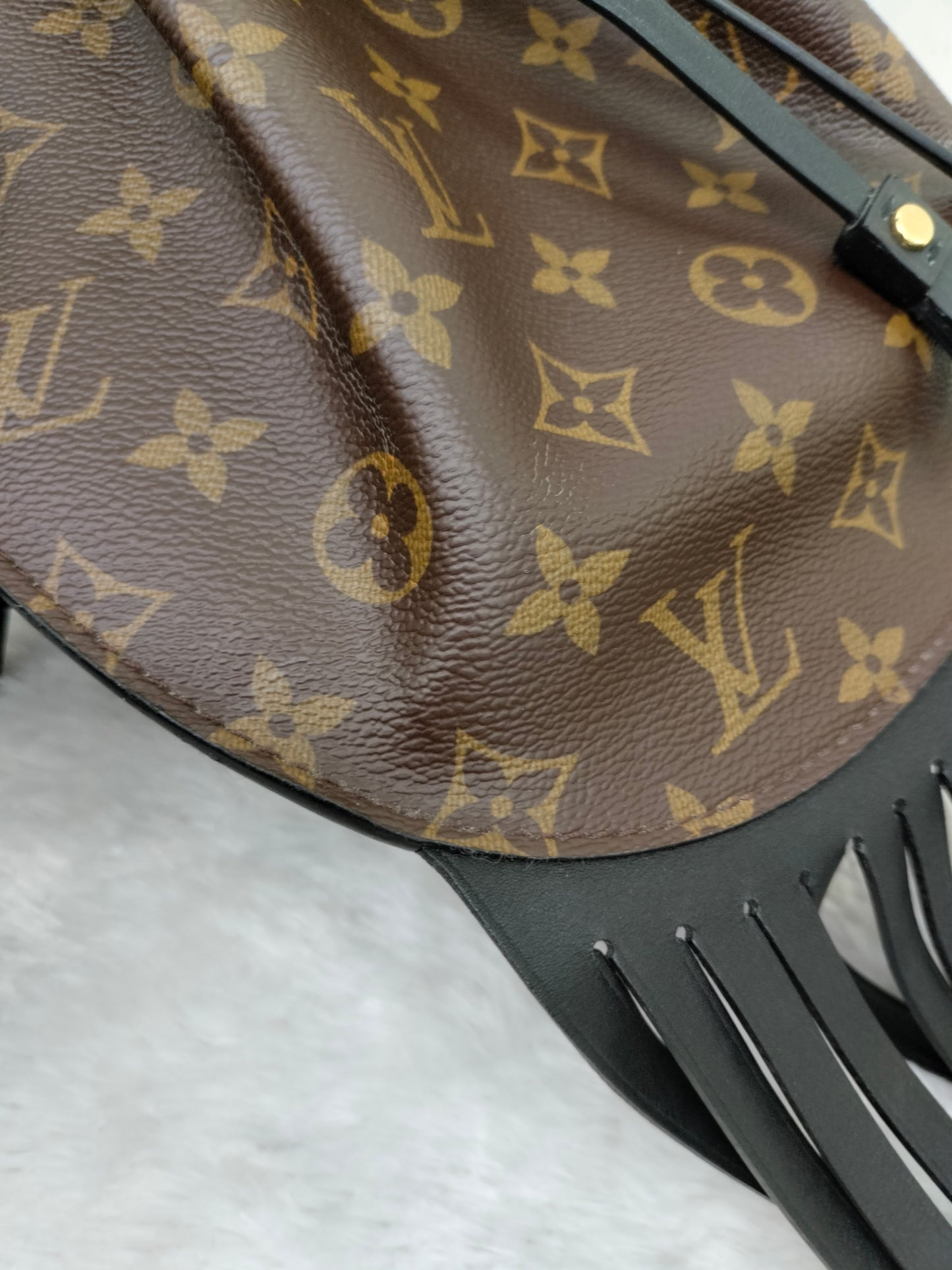 LV Fringed Noe Monogram Noir 2016