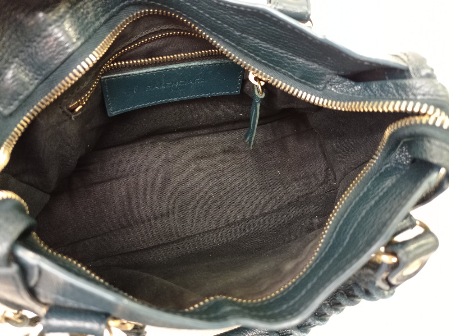 Balenciaga Mini City Edge Emerald GHW