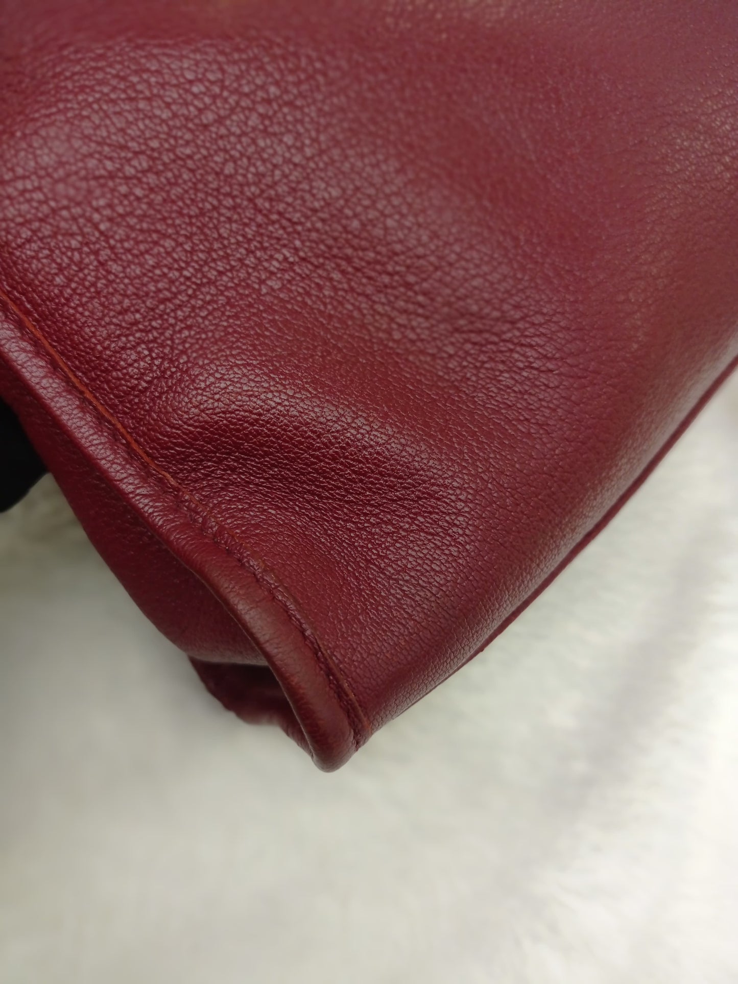 Balenciaga Small City Edge Burgundy GHW 2017