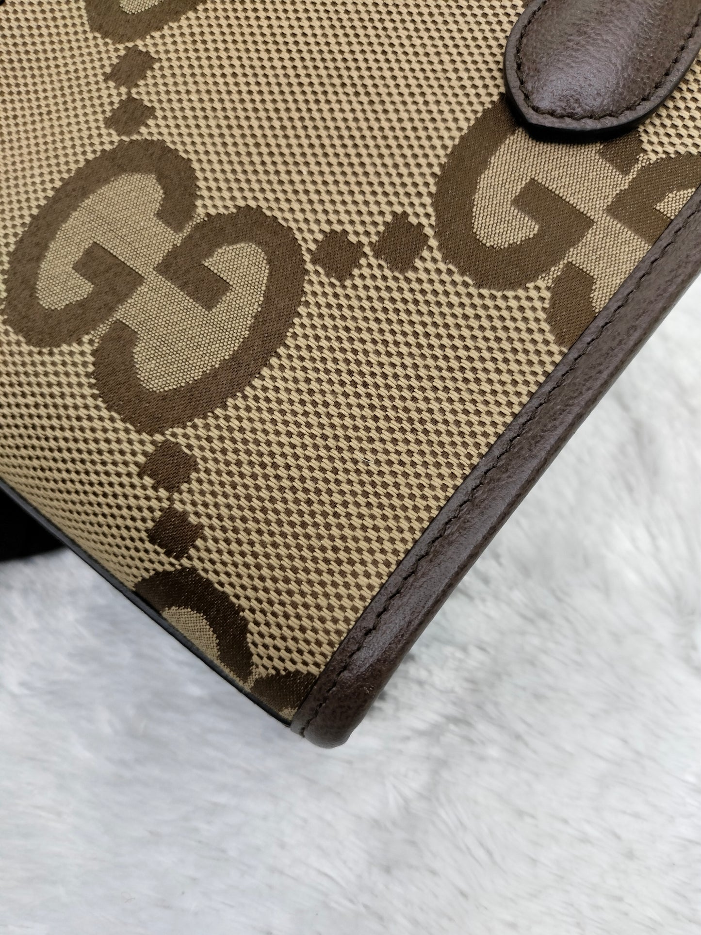 Gucci Vertical Mini Tote Brown GHW