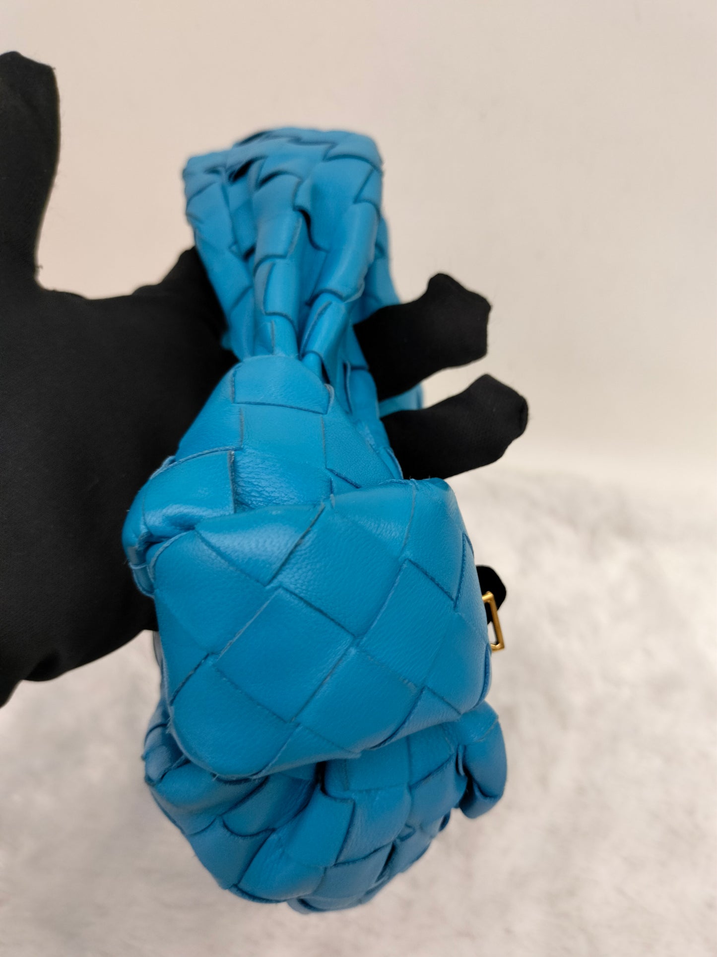 Bottega Veneta Mini Jodie Blue GHW