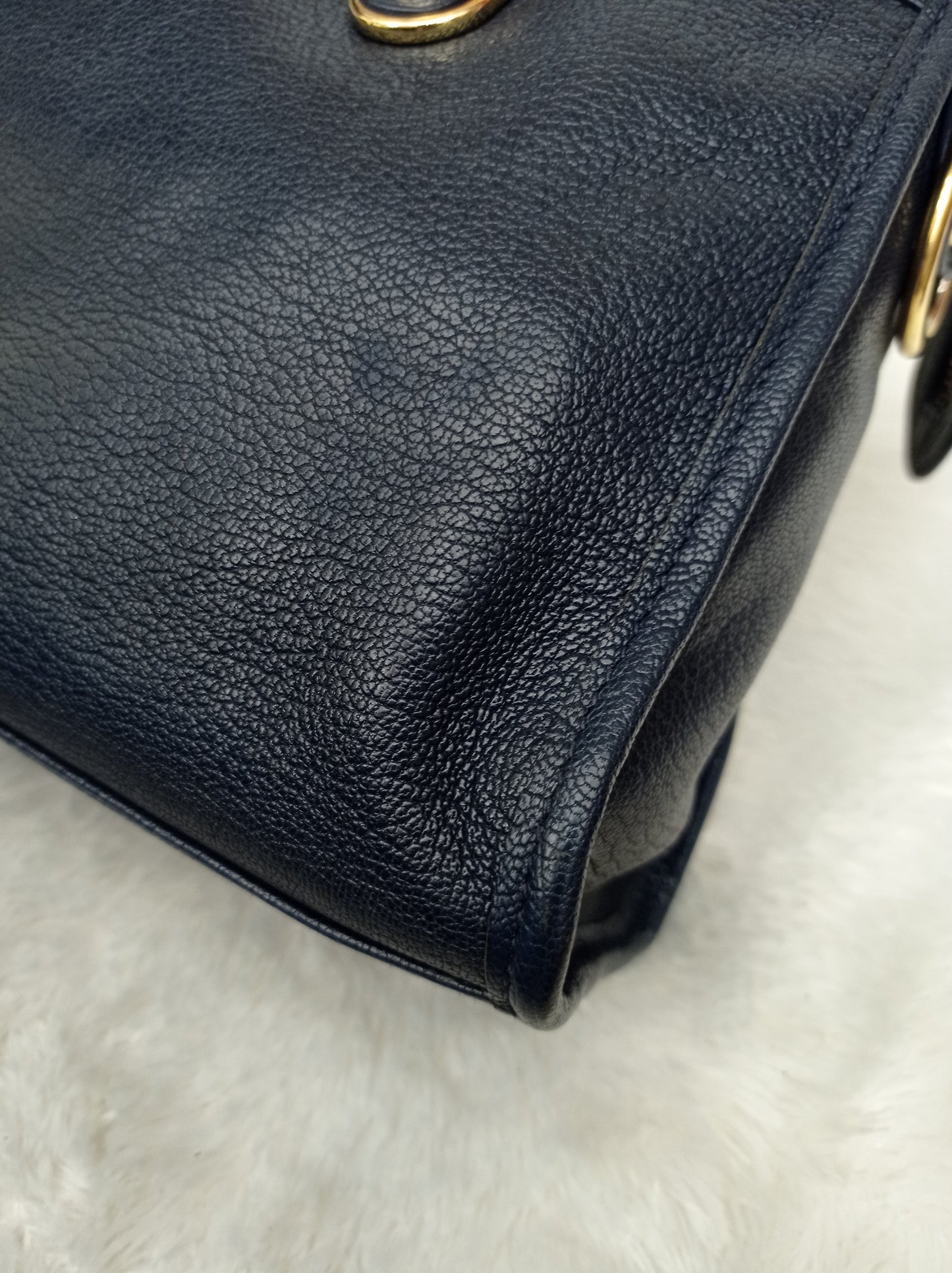 Balenciaga Small City Edge Navy GHW