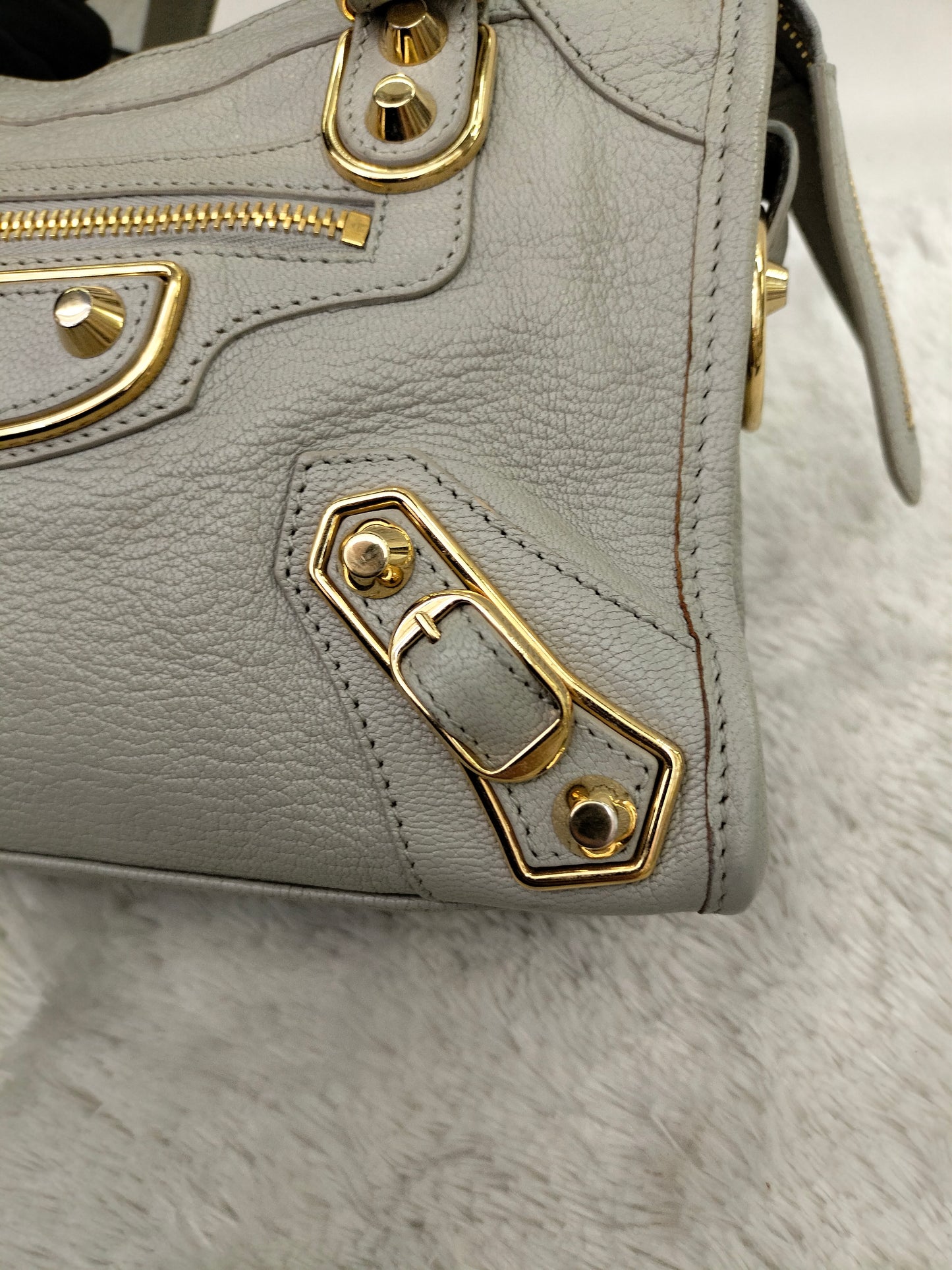 Balenciaga Mini City Edge Grey GHW