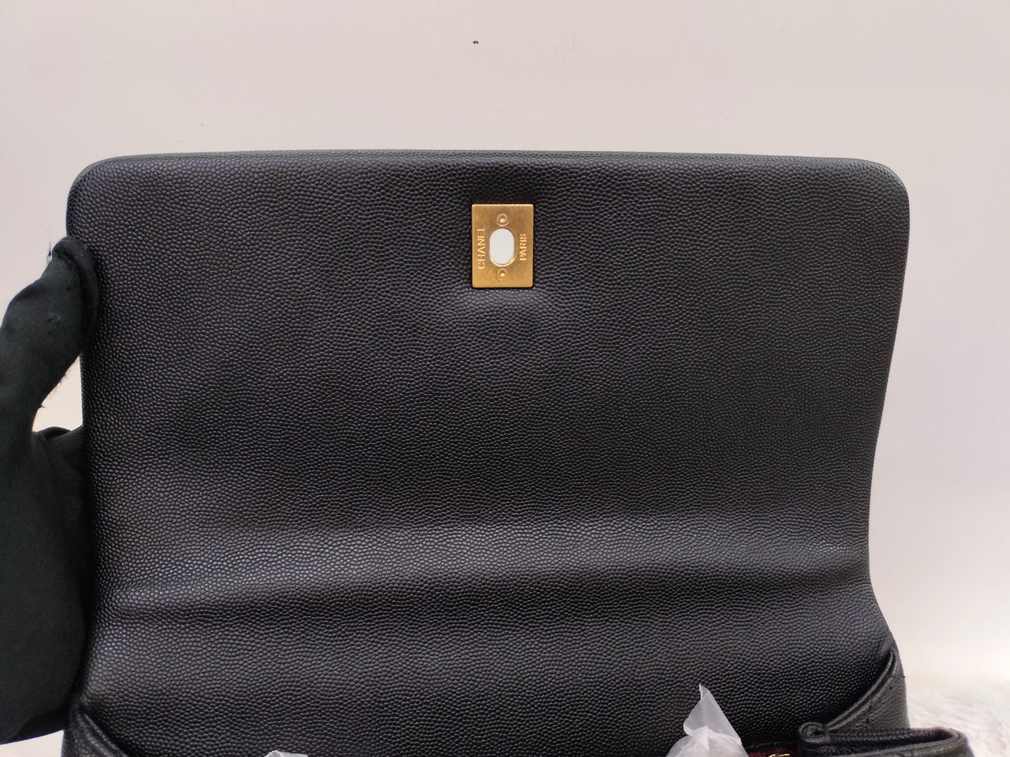 Chanel Coco Handle Medium Caviar Black GHW #25