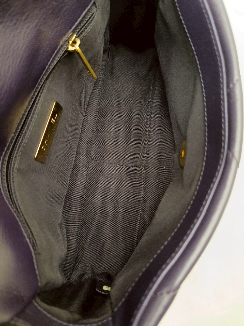 Chanel C19 Small Dark Purple GHW #30