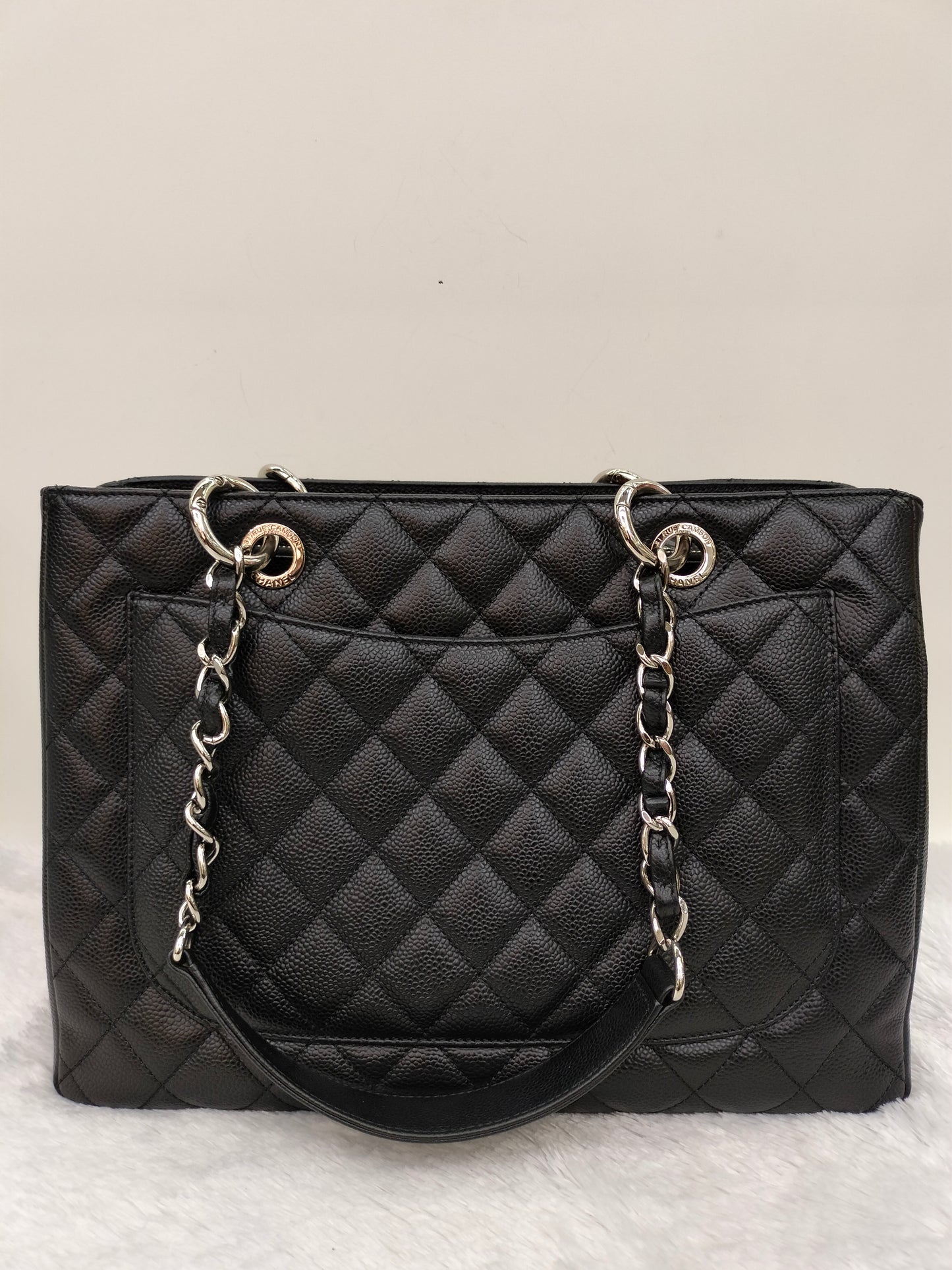 Chanel GST Caviar Black SHW #16