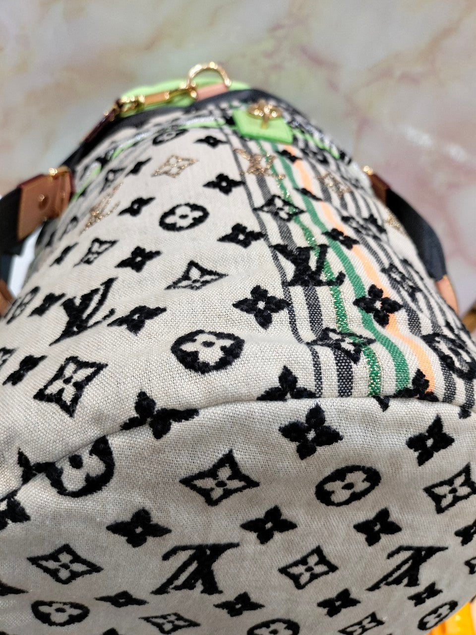 LV Gypsy PM Monogram Cheche Vert Green 2009
