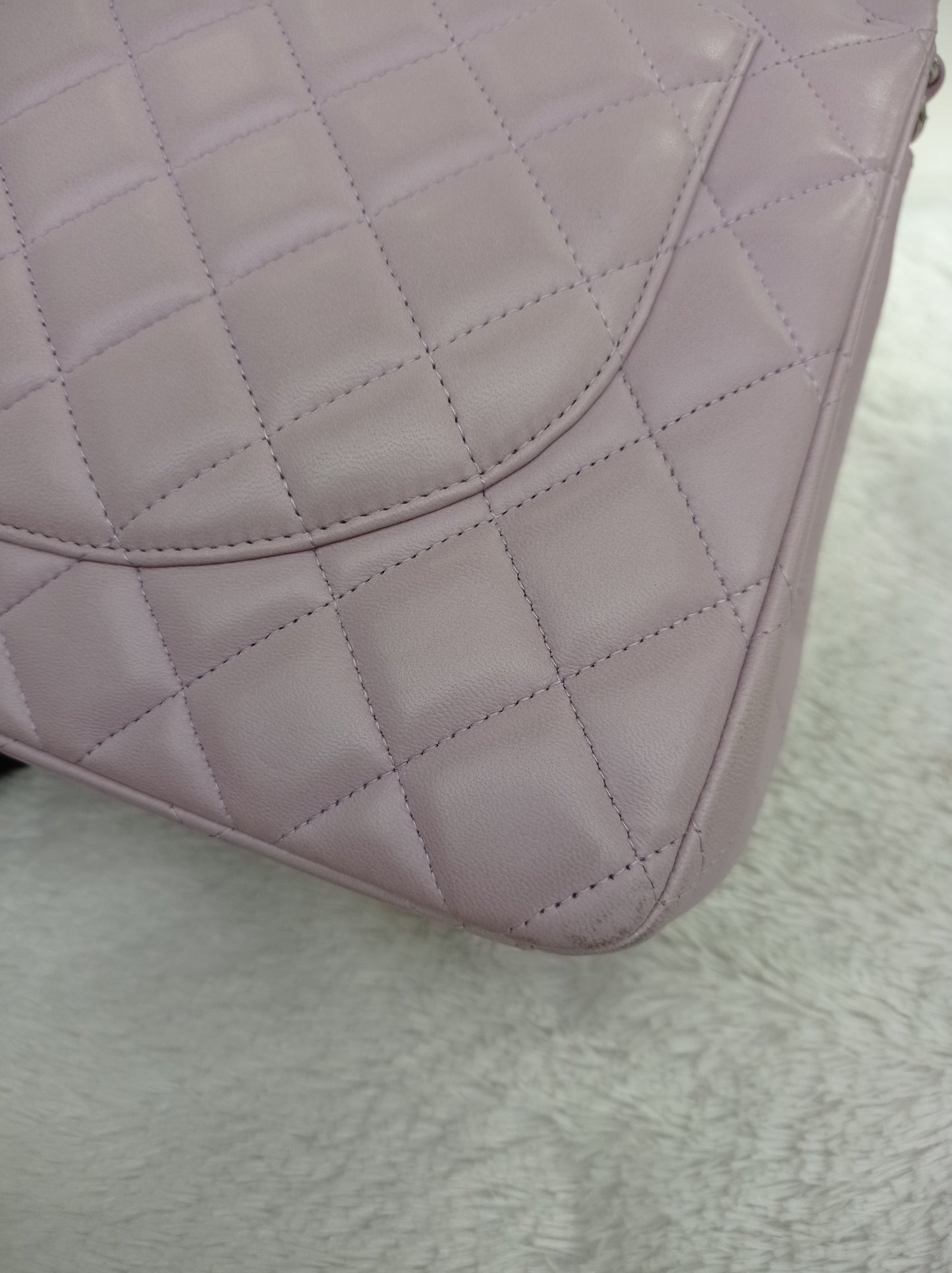Chanel Maxi Lamb Lilac SHW DF #16