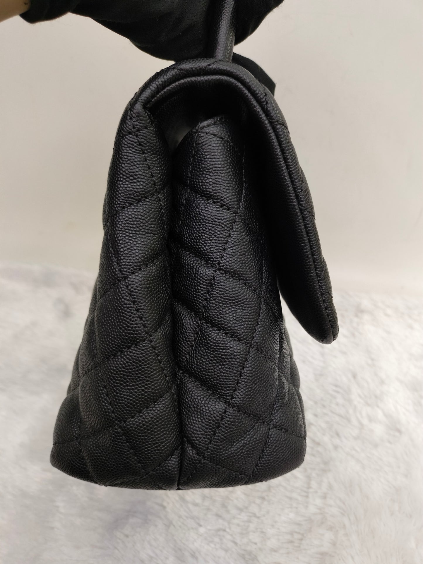 Chanel Coco Handle Medium Caviar Black GHW #25
