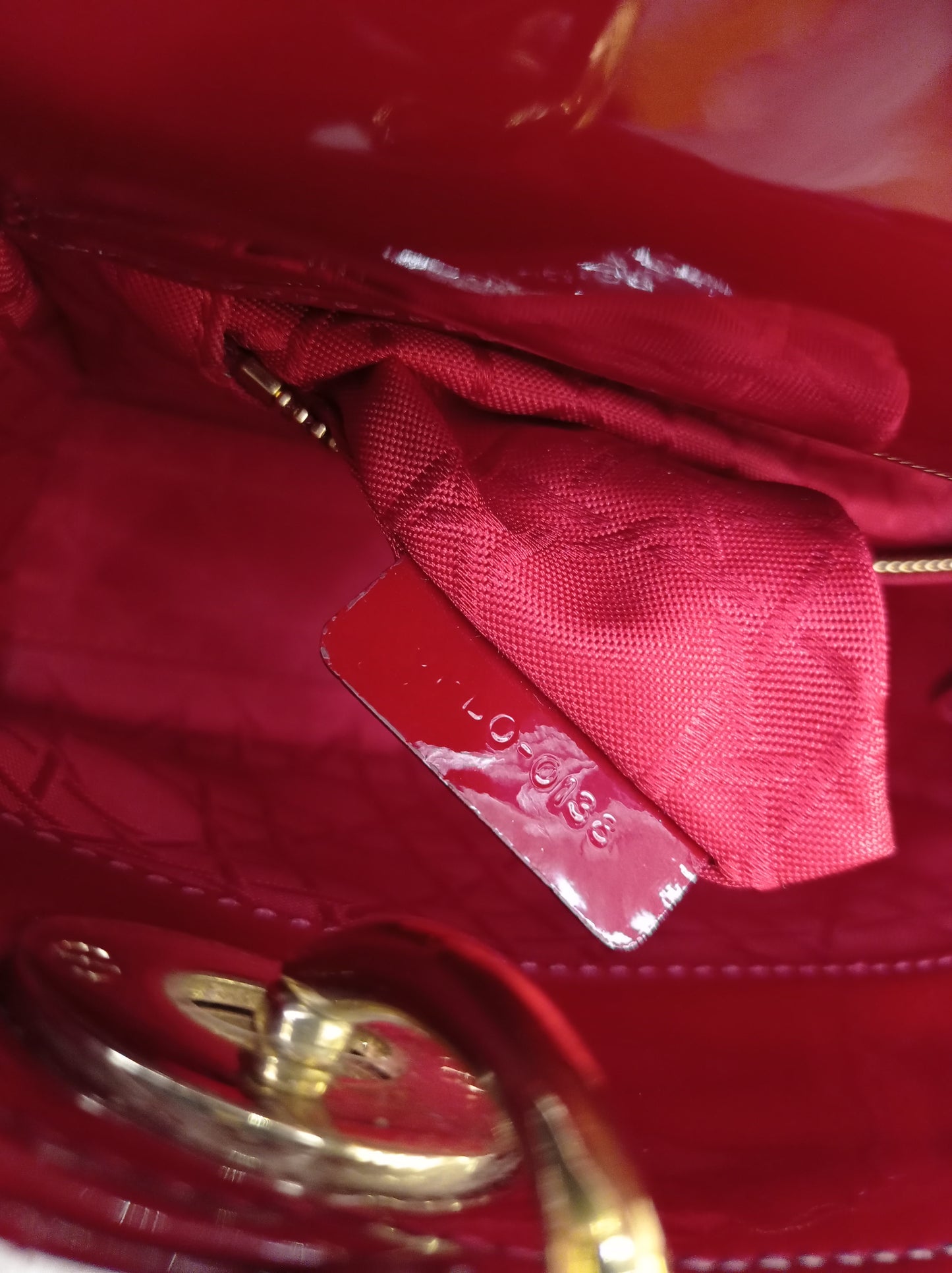 Lady Dior Mini Patent Red GHW 2018