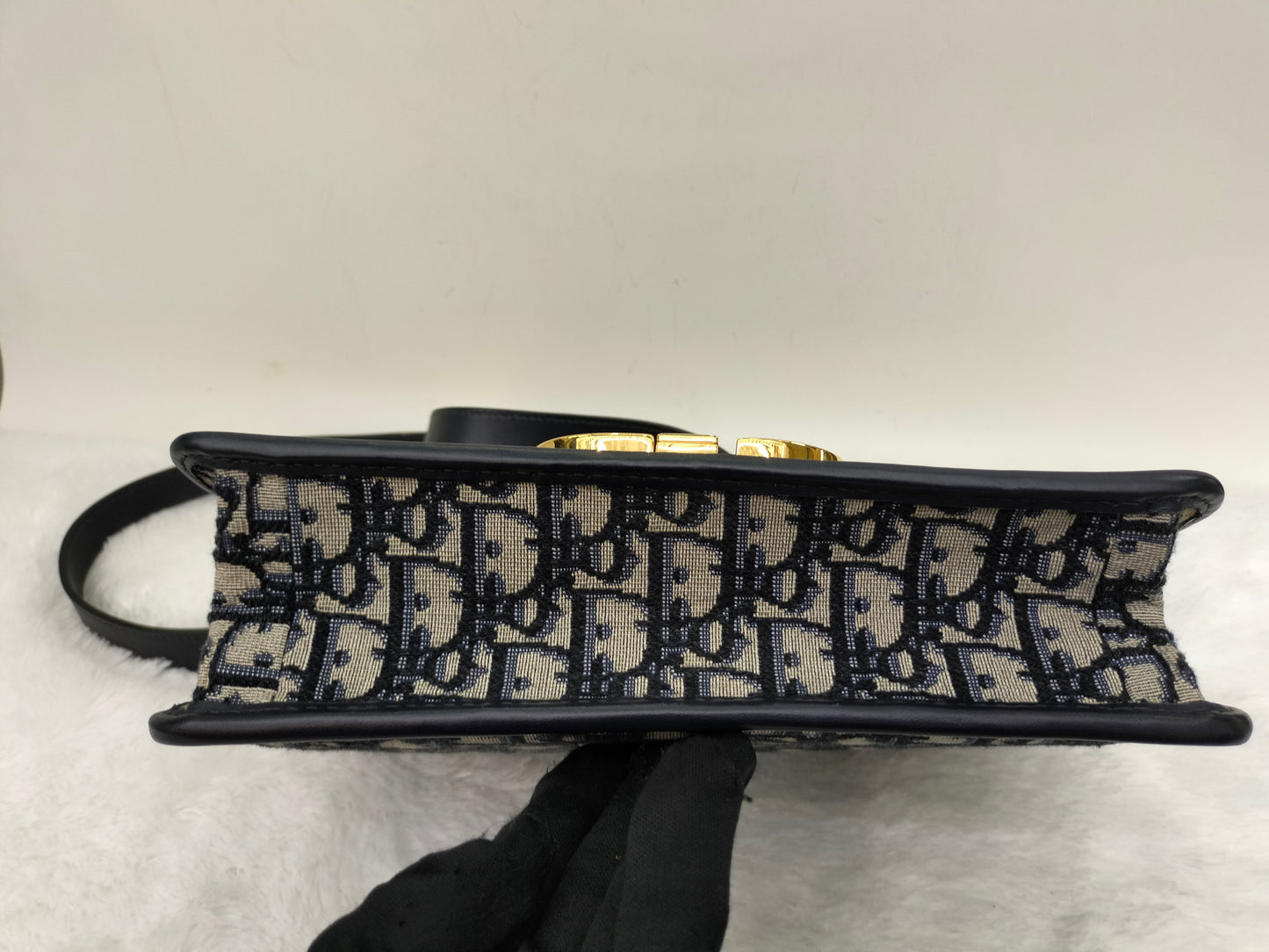 Dior Montaigne 30 Medium Oblique Navy GHW 2019
