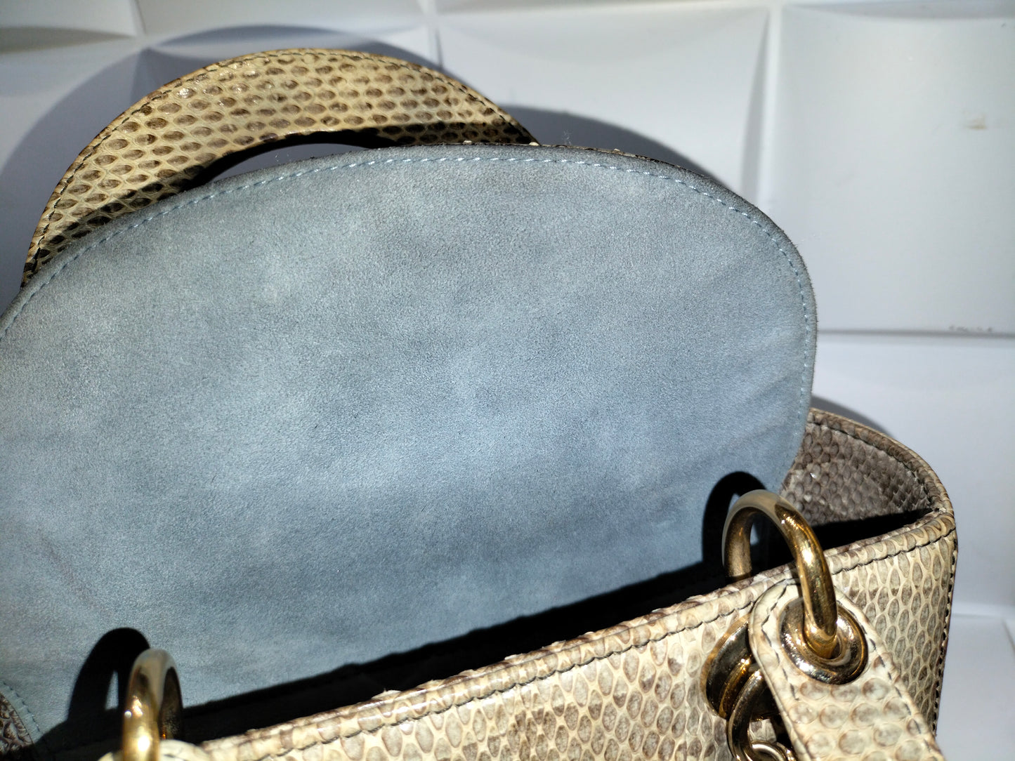 Lady Dior Small Python GHW 2018