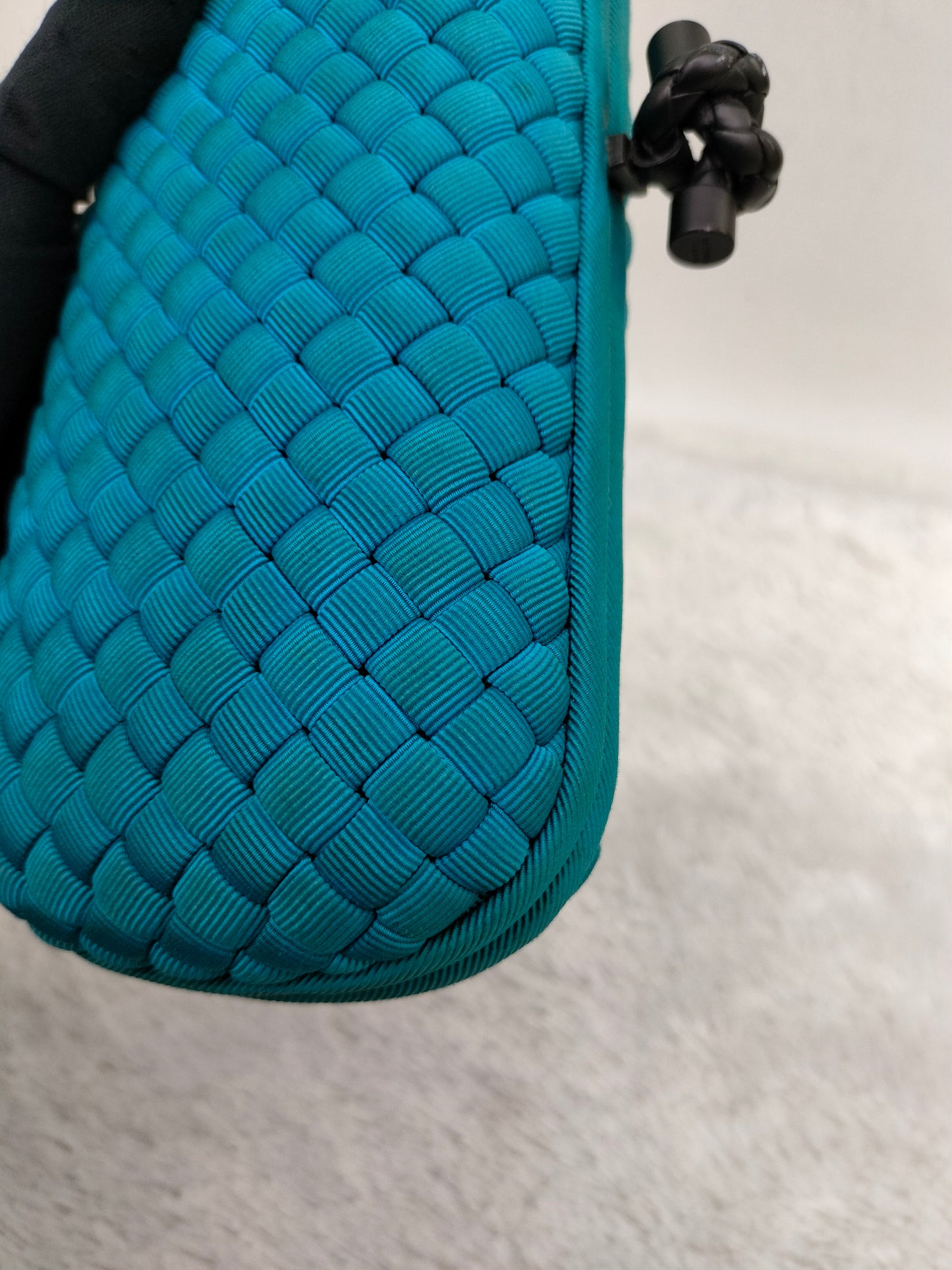 Bottega Veneta Knot Long Clutch Blue