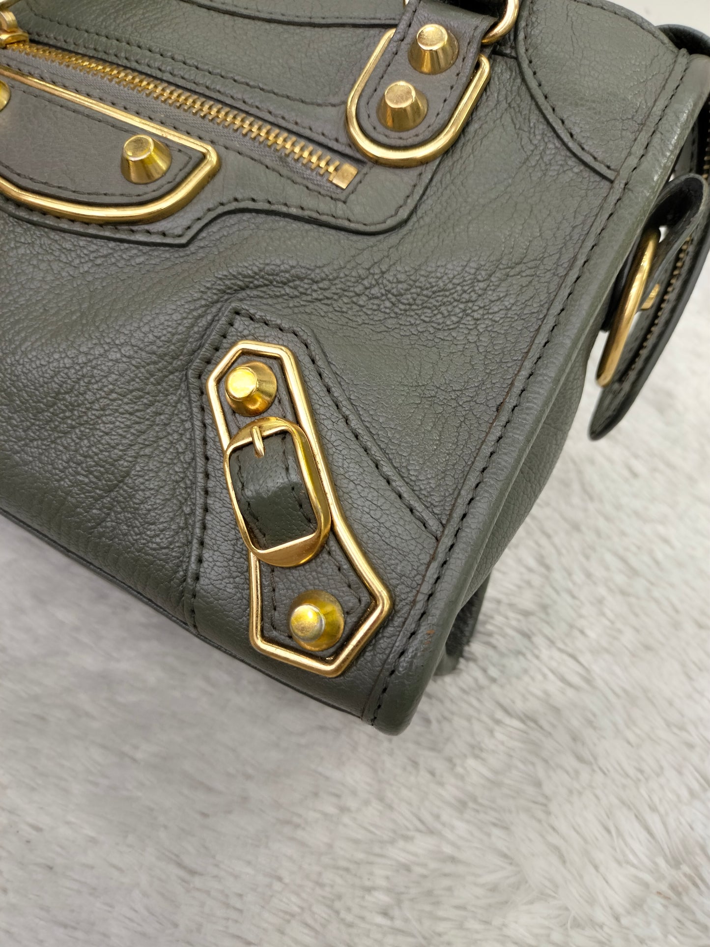 Balenciaga Mini City Edge Grey GHW