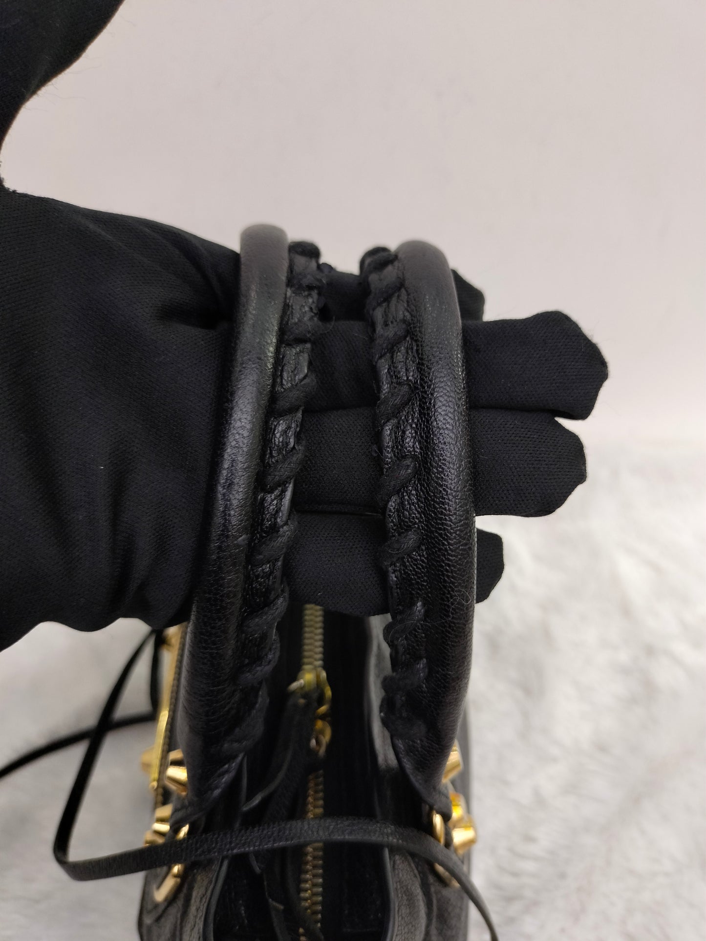 Balenciaga Mini City Edge Black GHW