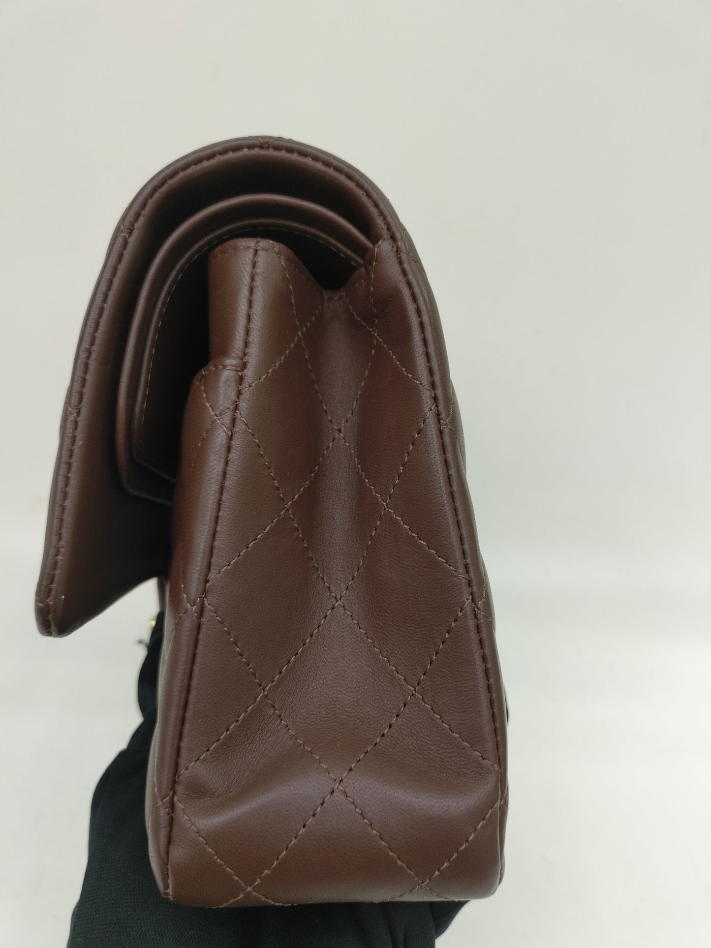 Chanel Medium Lamb Brown GHW DF (CHIP) 2023