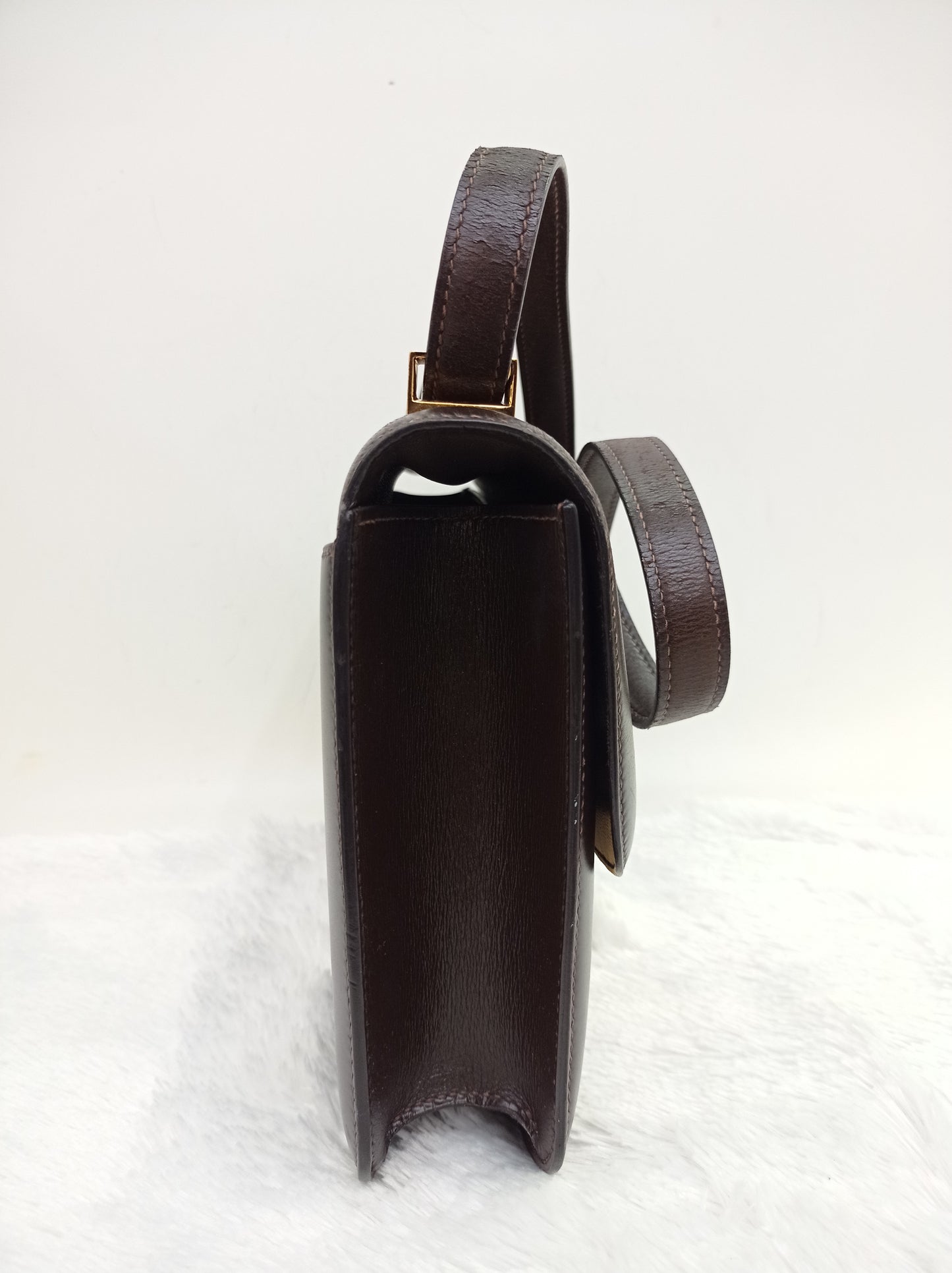 Constance 23 Box Brown Vintage GHW #G circle