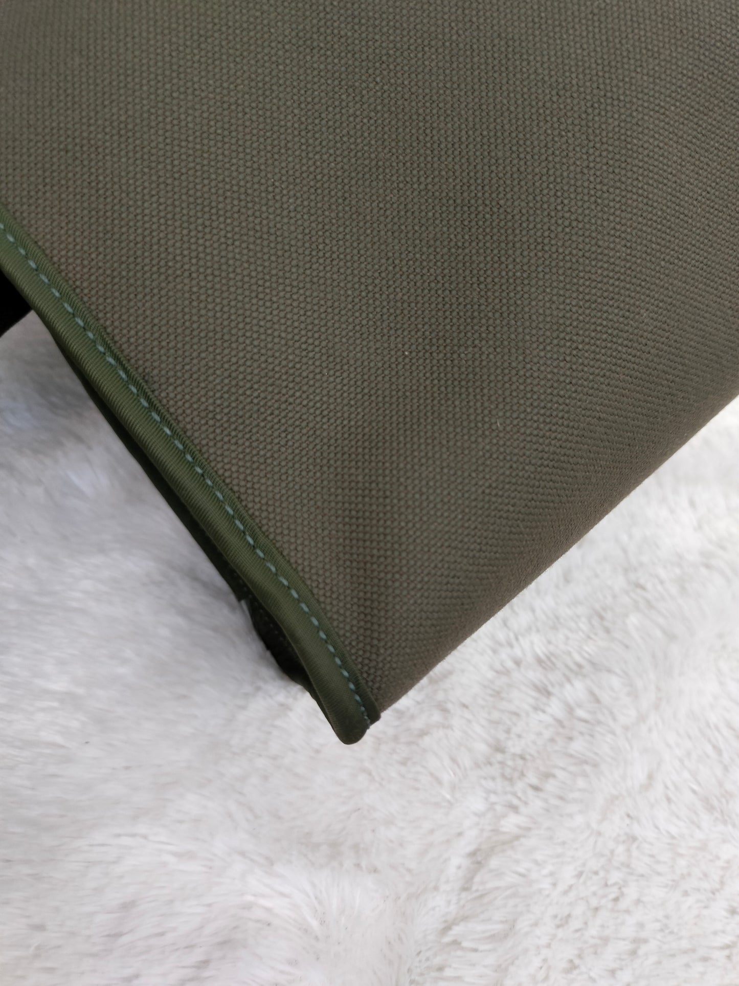 HB31 Zip Toile Vert Olive PHW #T