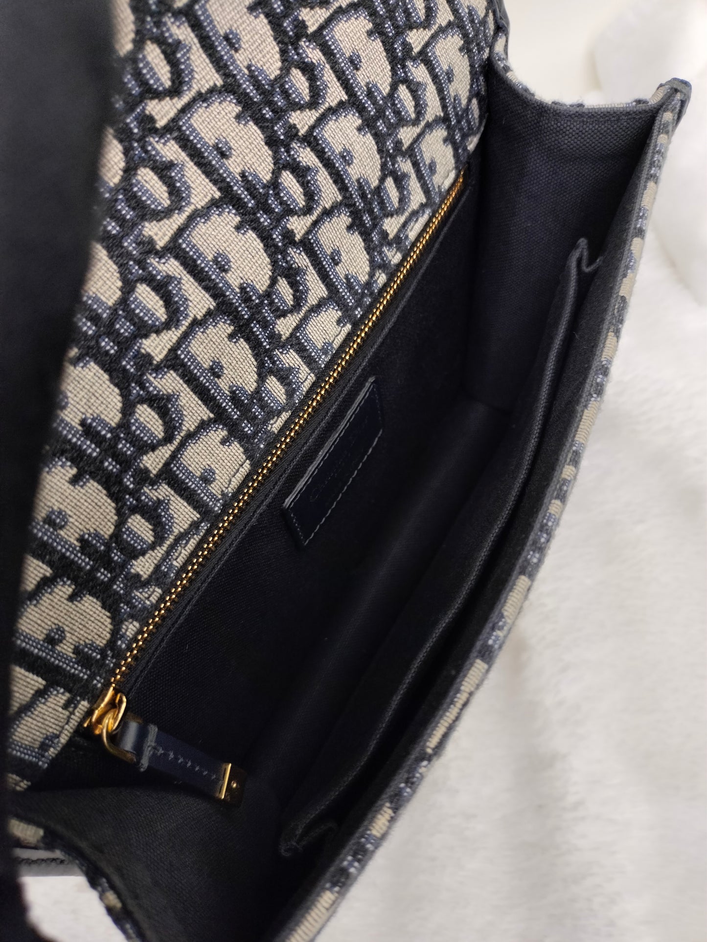 Dior Montaigne 30 Medium Oblique Navy GHW 2019