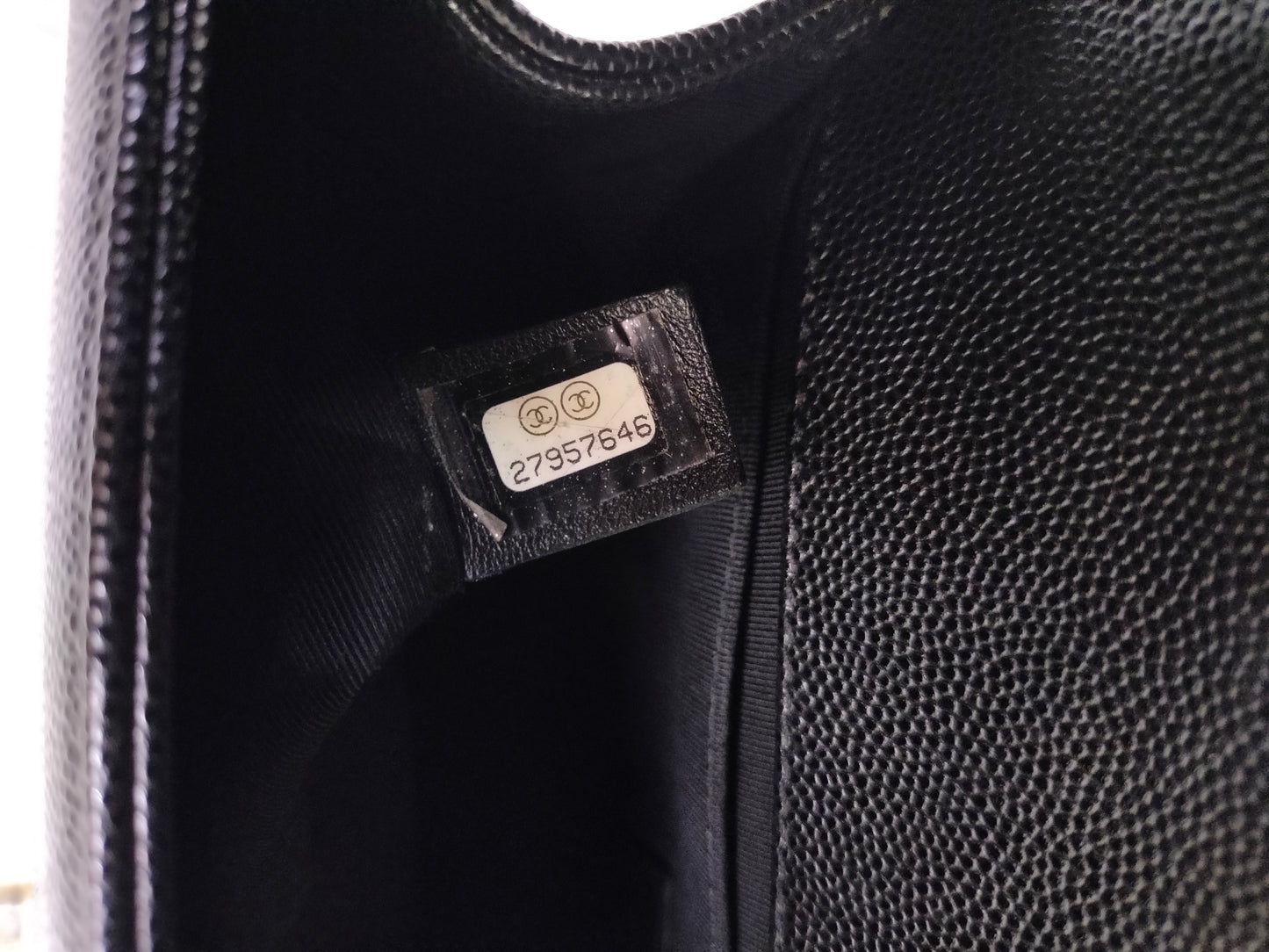 Chanel Boy 25 Caviar Black GHW #27