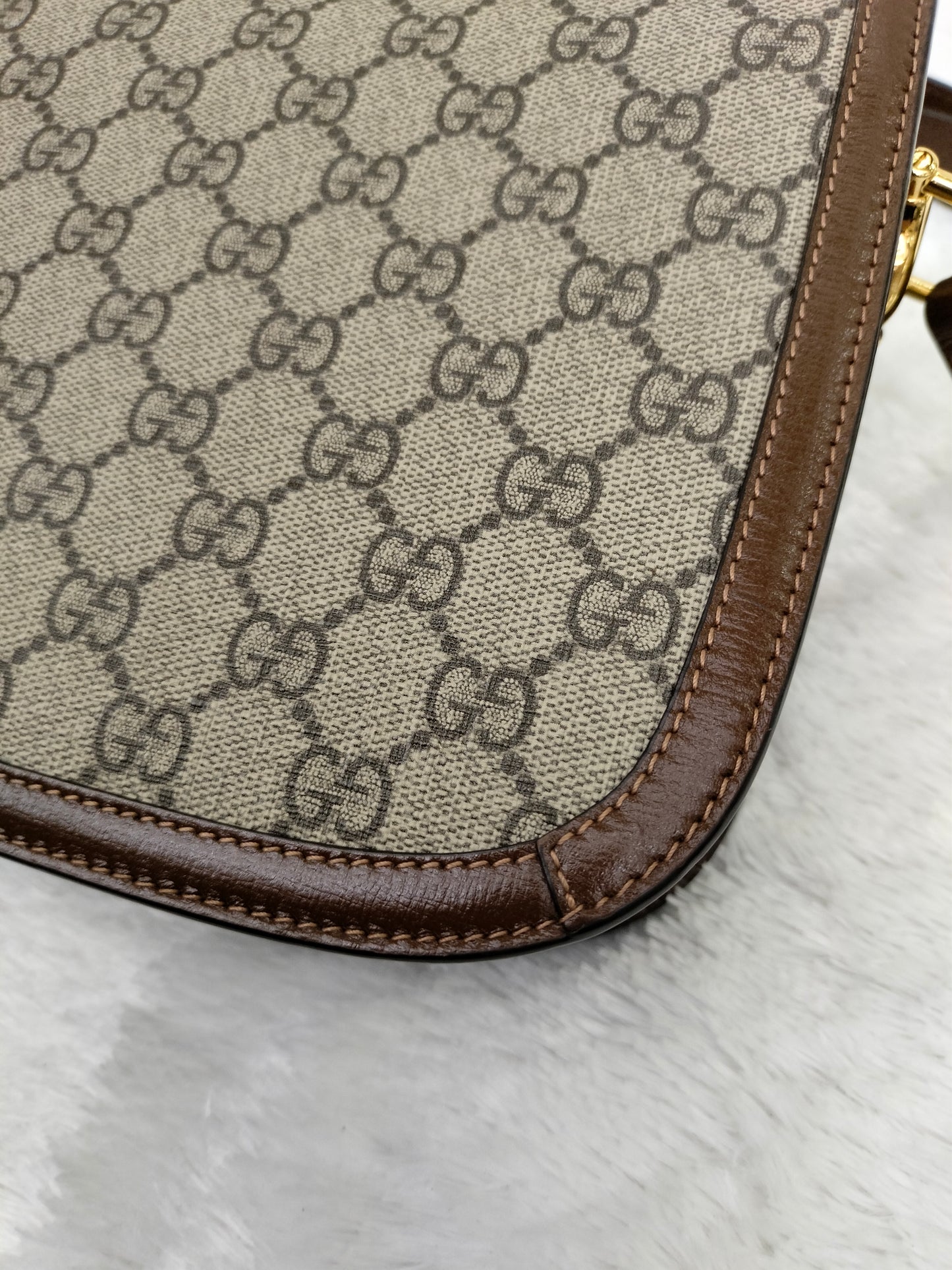 Gucci Horsebit 1955 Shoulder Medium Brown GHW