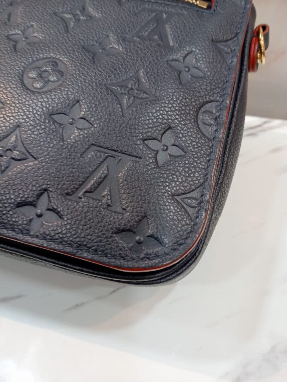 LV Metis MM Monogram Empreinte Marine Rouge 2017