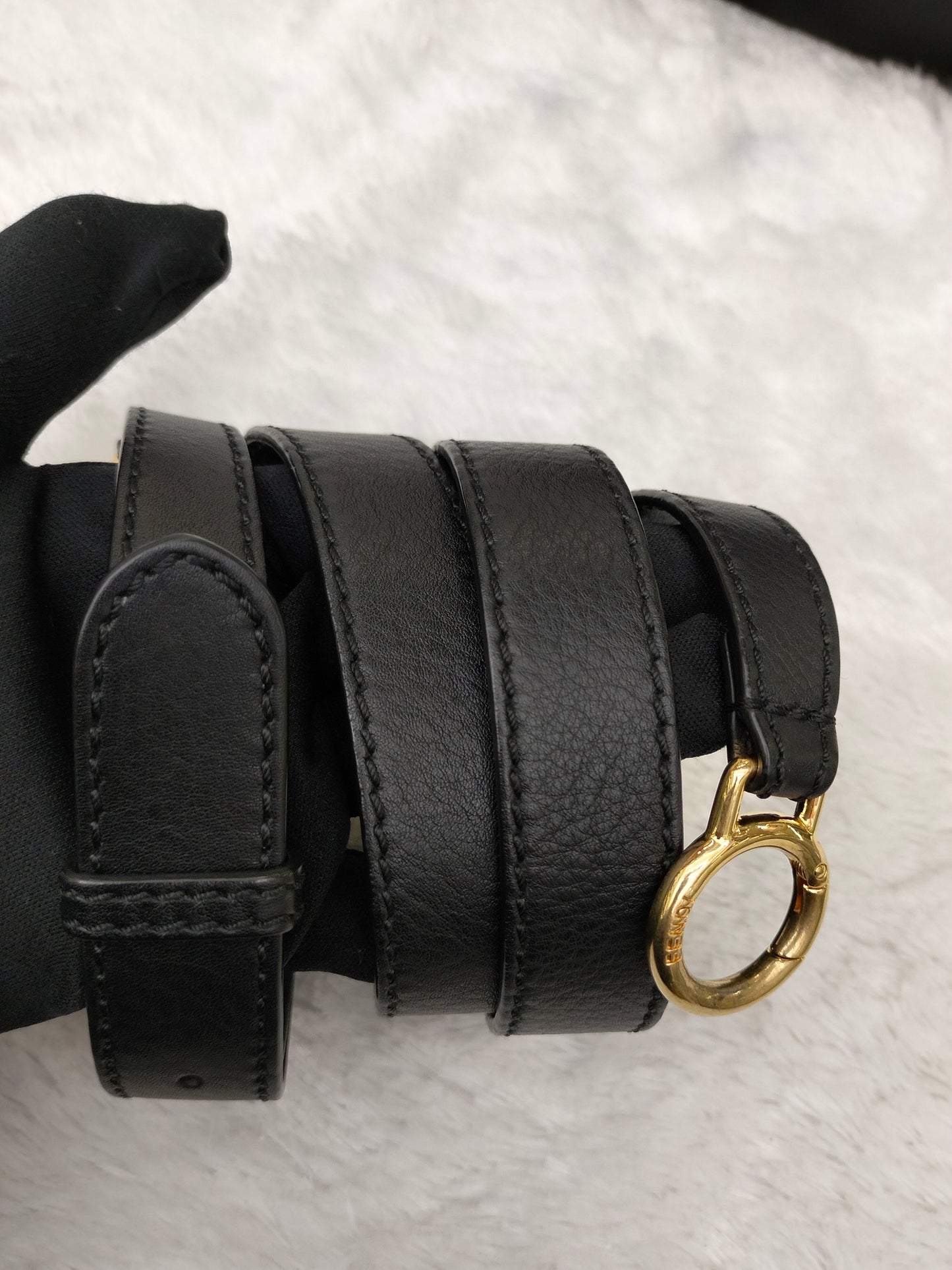 Fendi Peekaboo Reguler Black GHW