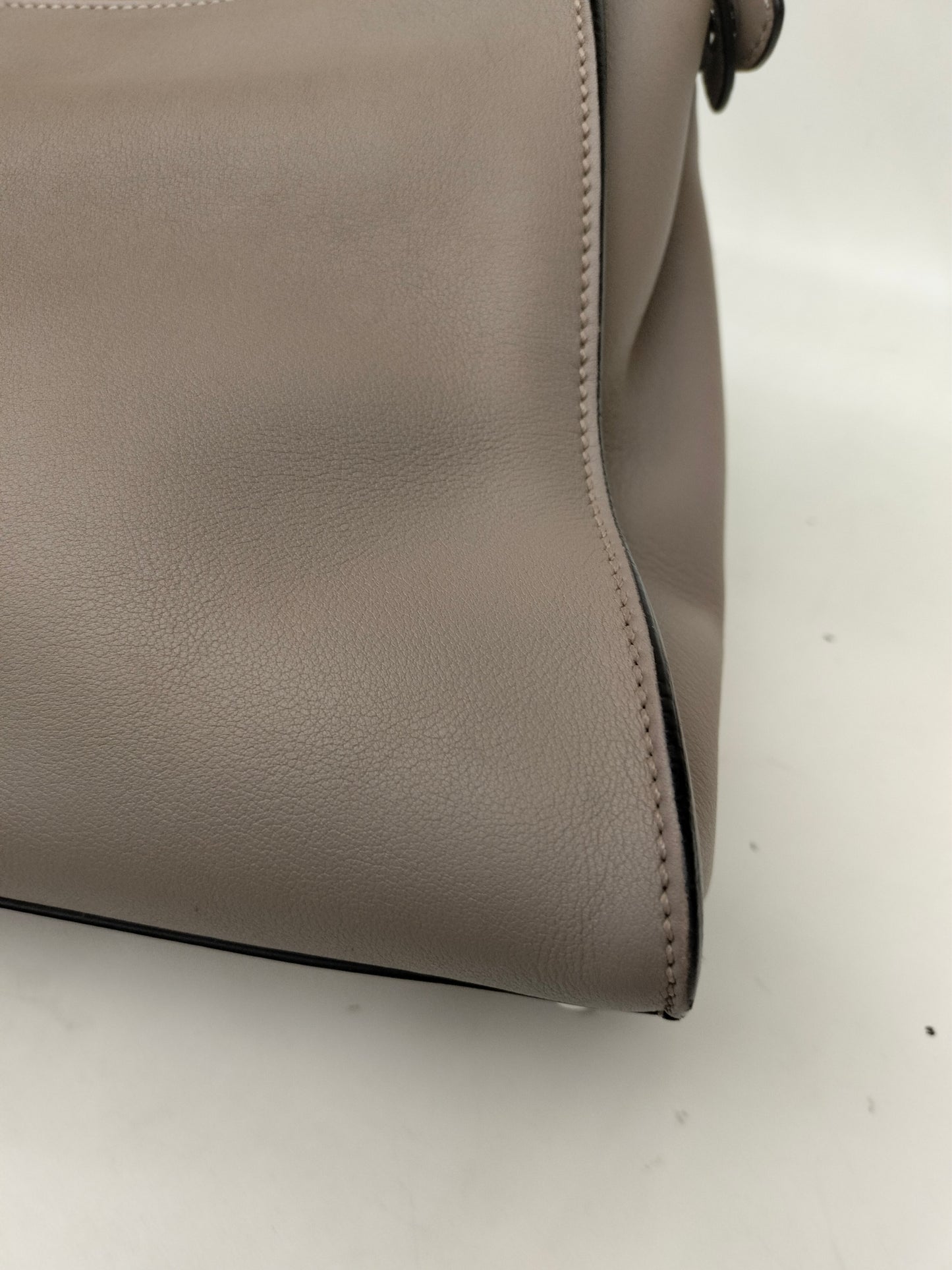 Fendi Peekaboo Medium Etoupe Handle Python SHW