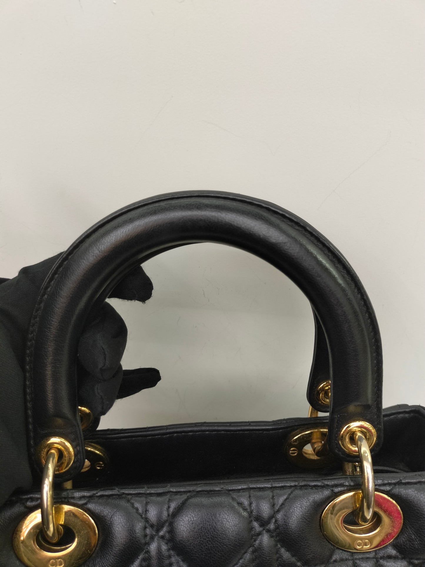 Lady Dior Medium Lamb Black GHW 2013