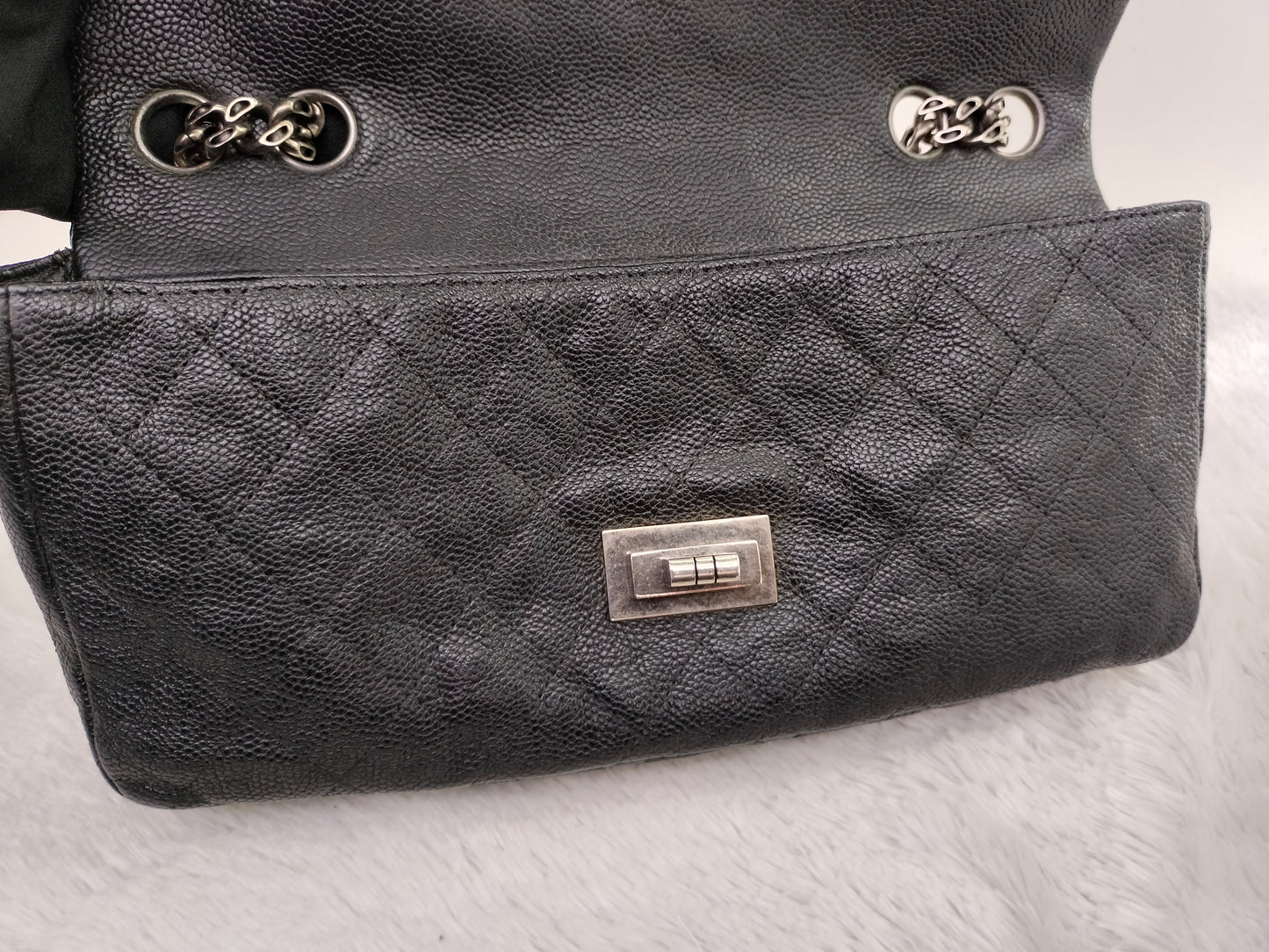 Chanel Medium Reissue Caviar Black Bijoux Chain RHW #11