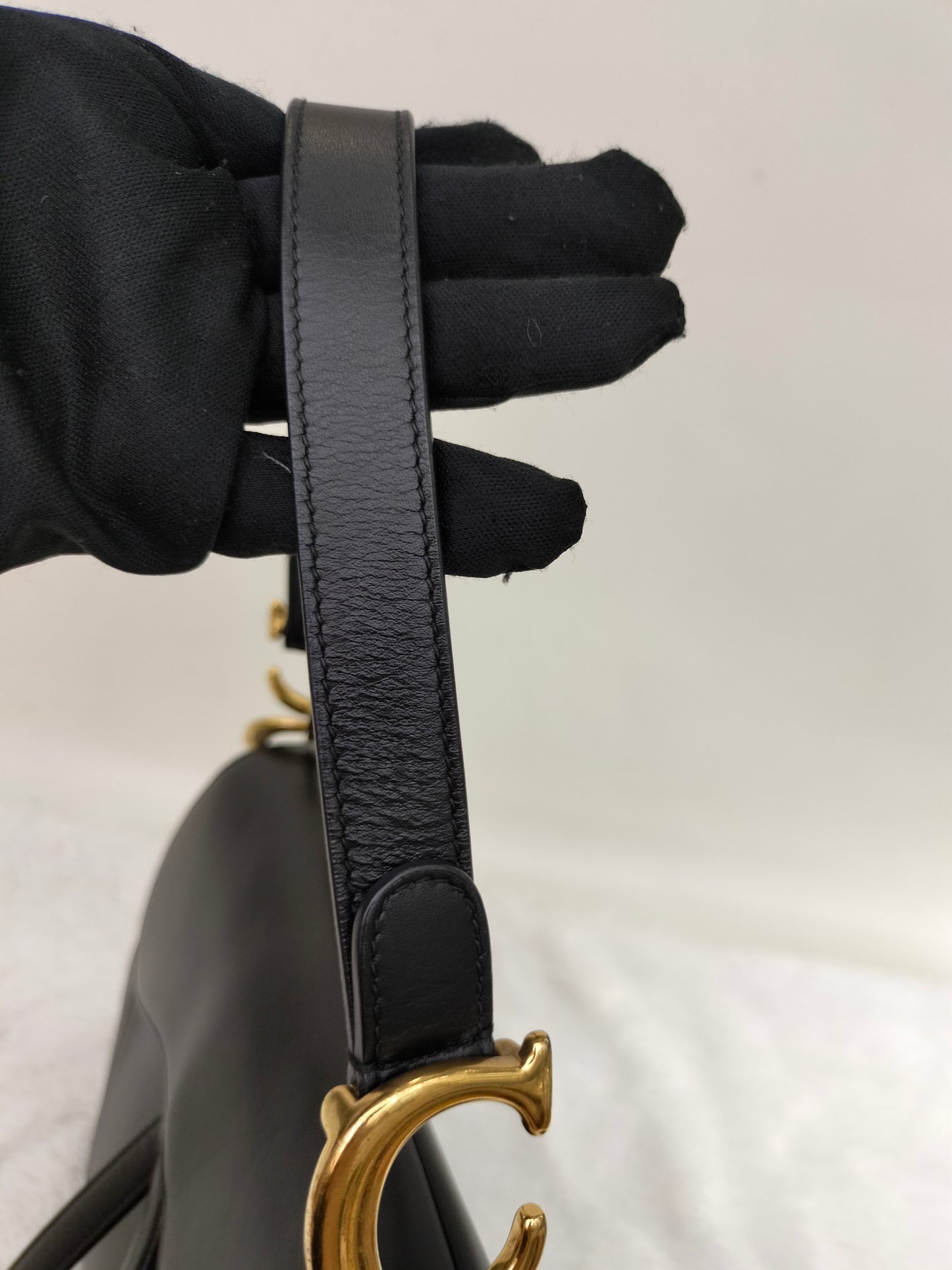 Dior Saddle Medium Black GHW 2018
