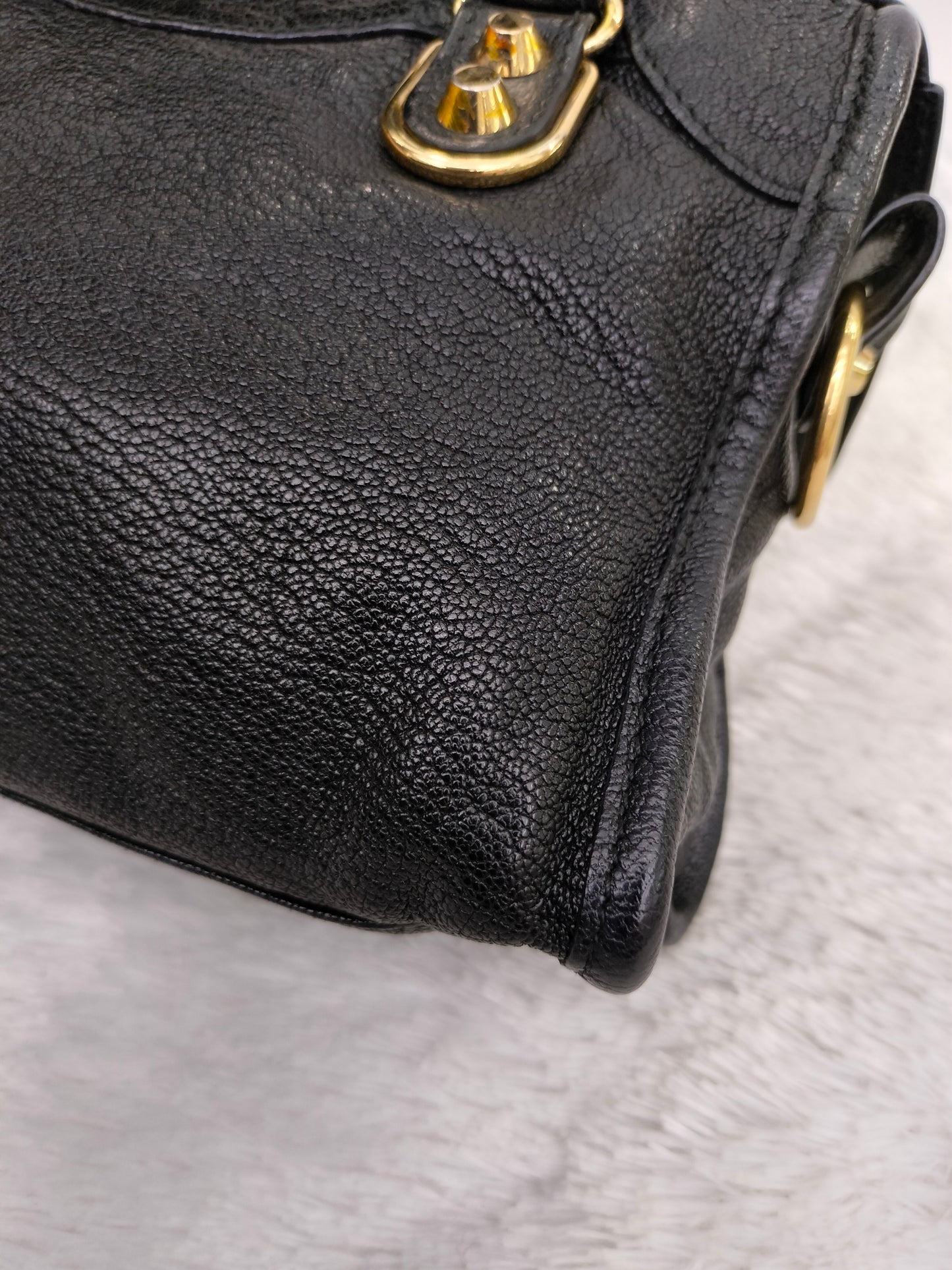 Balenciaga Mini City Edge Black GHW
