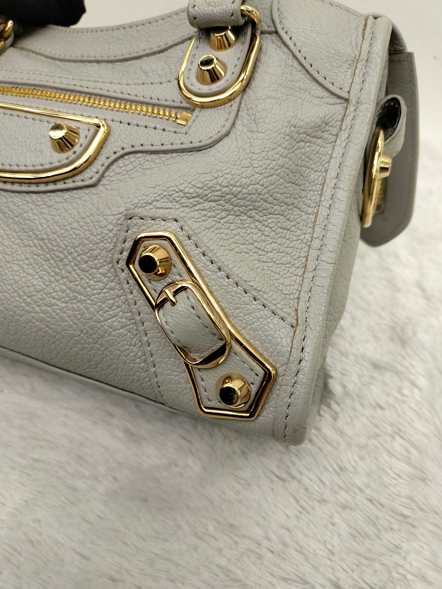Balenciaga Mini City Edge Grey GHW