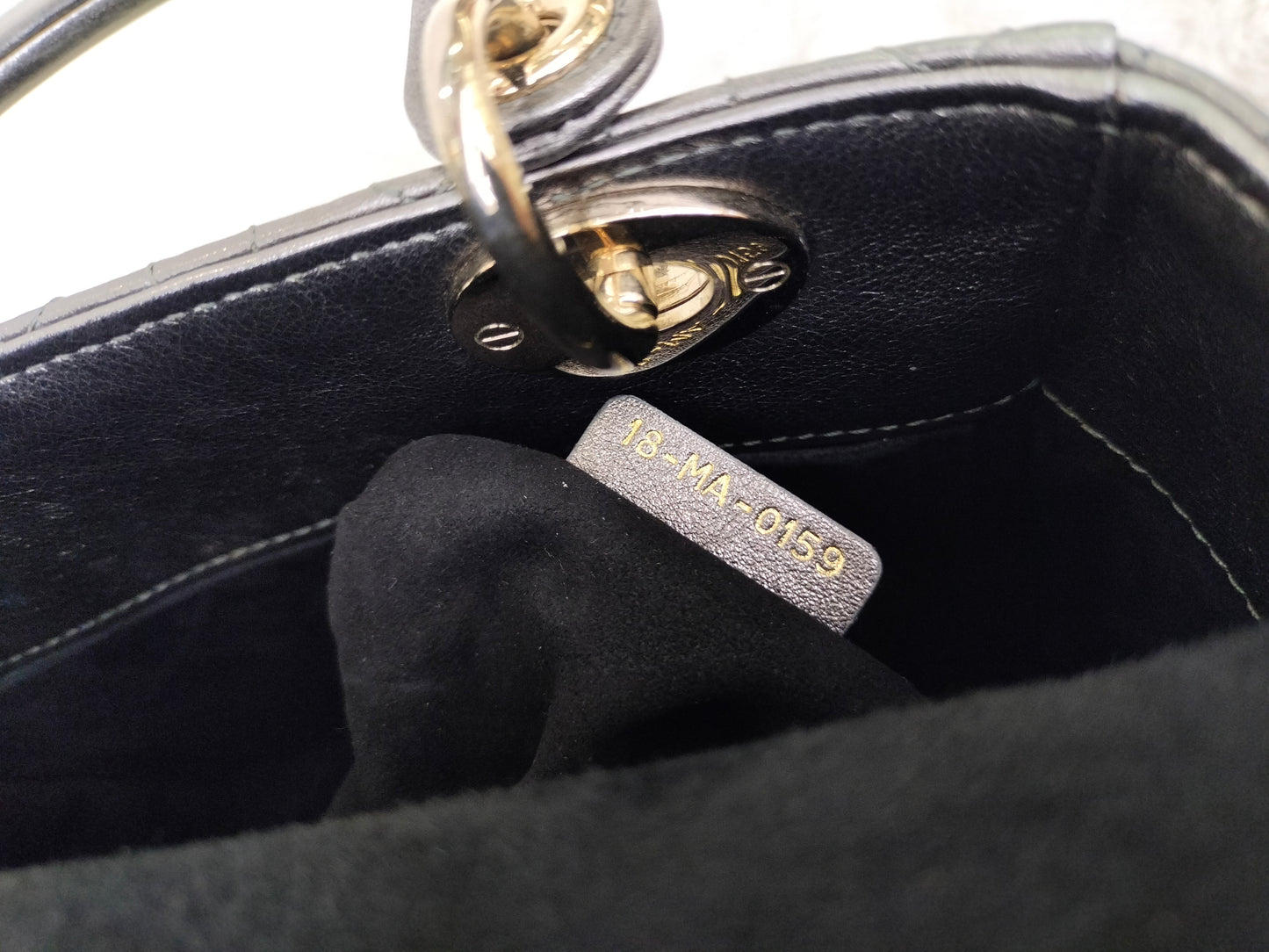Lady Dior Small Gun Metal GHW 2019