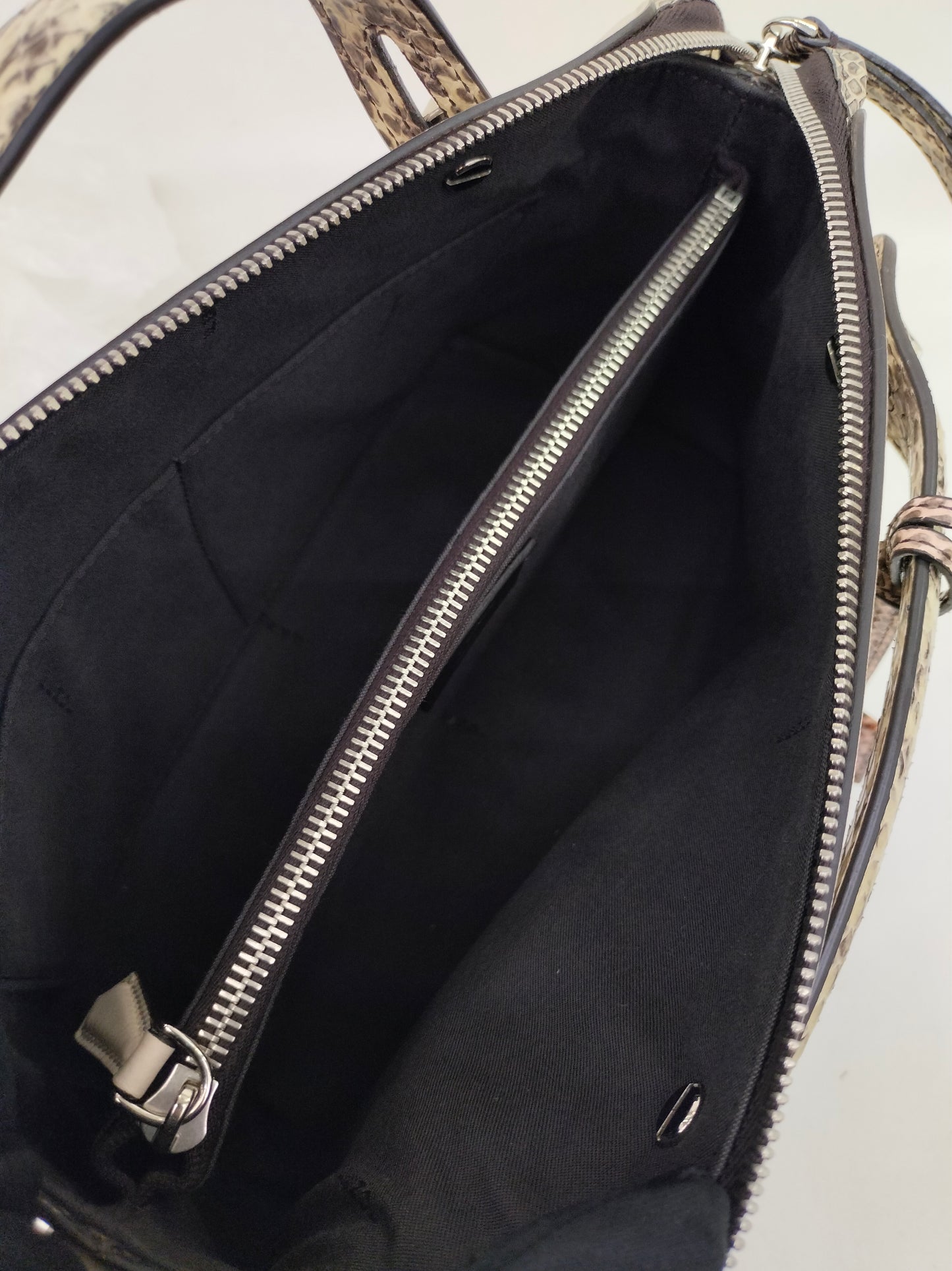 Fendi BTW Medium Off White Handle Python SHW 2017