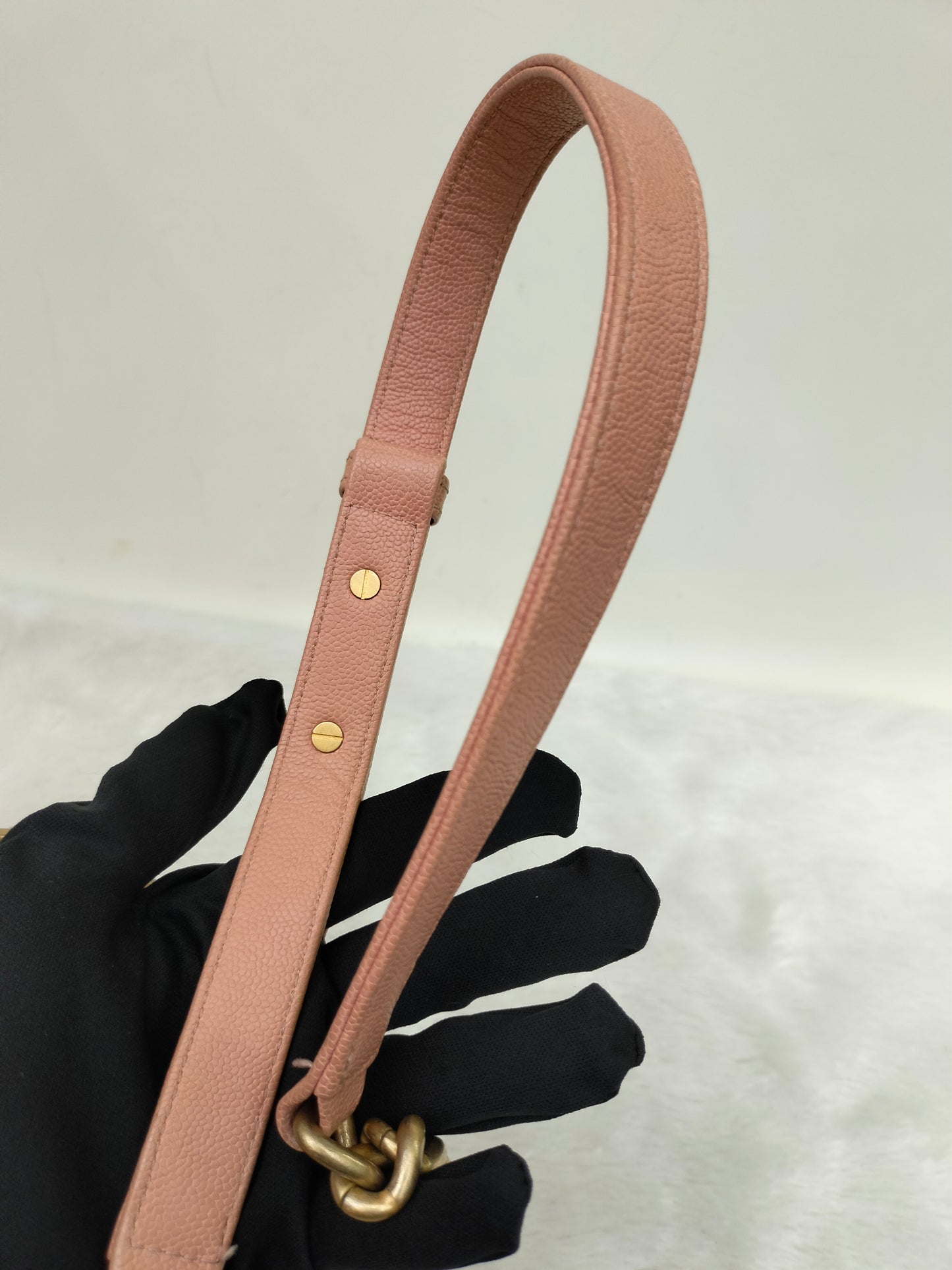 Chanel Boy 25 Caviar Salmon GHW #25